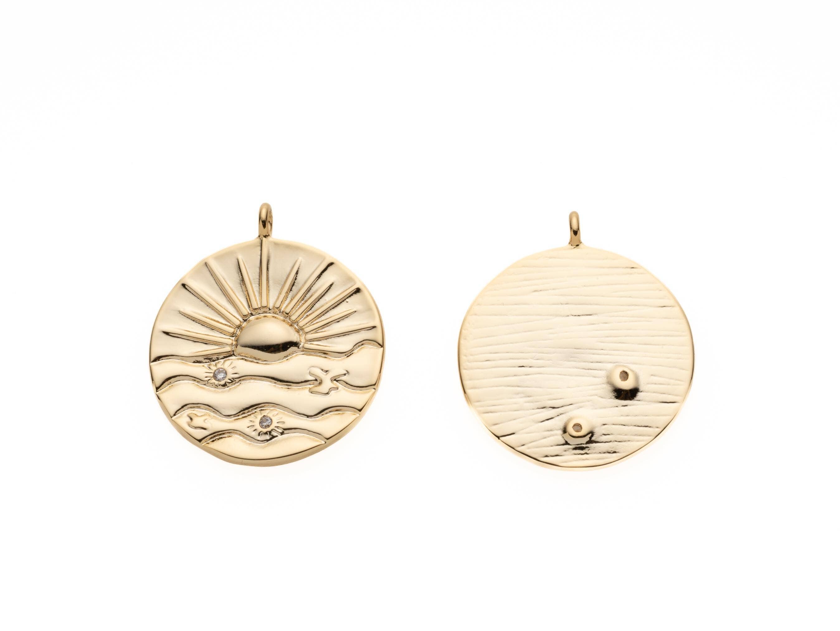Sun Ray Pendant,Sunburst Celestial Bohemian CPG2091