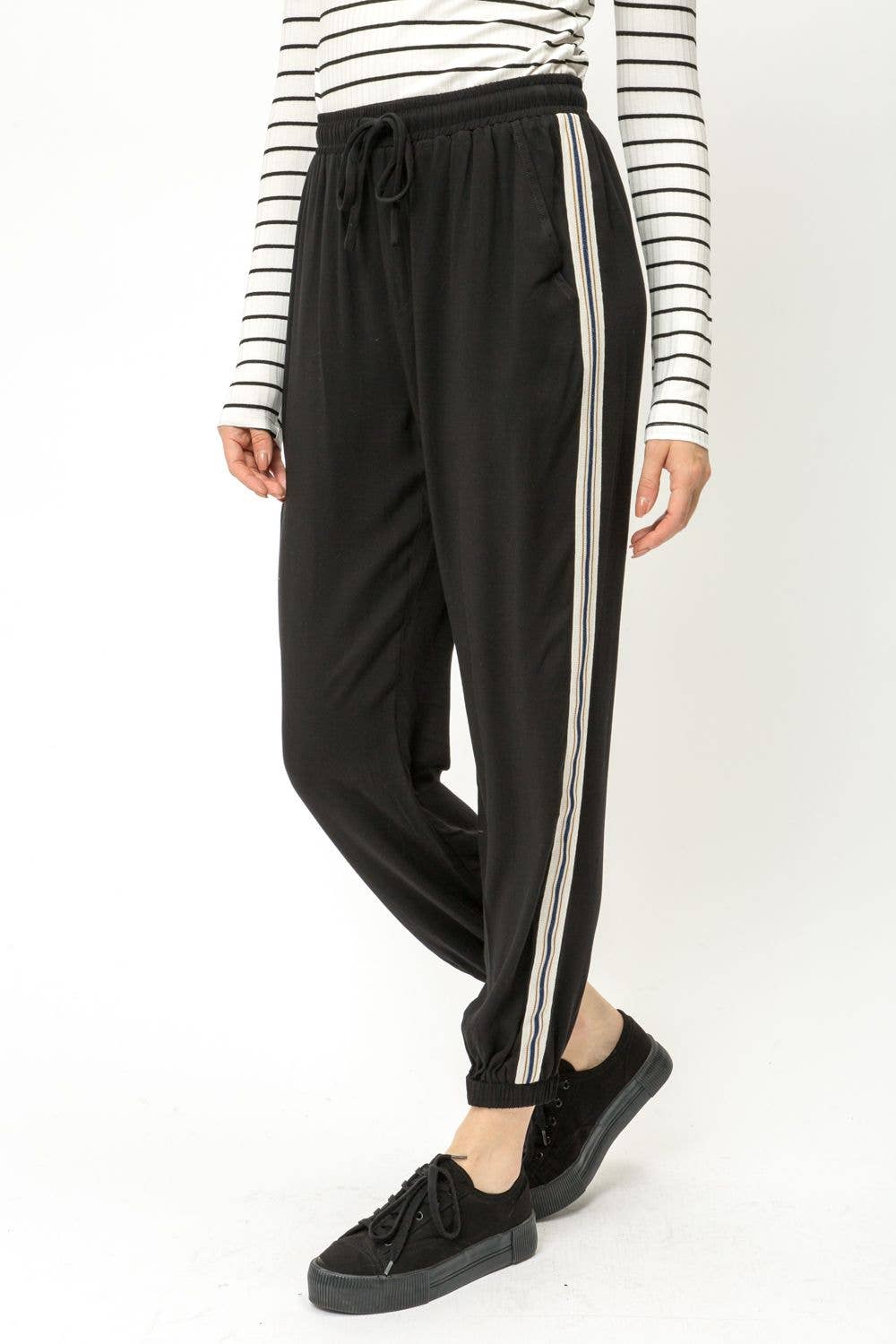 Stevee Stripe Jogger