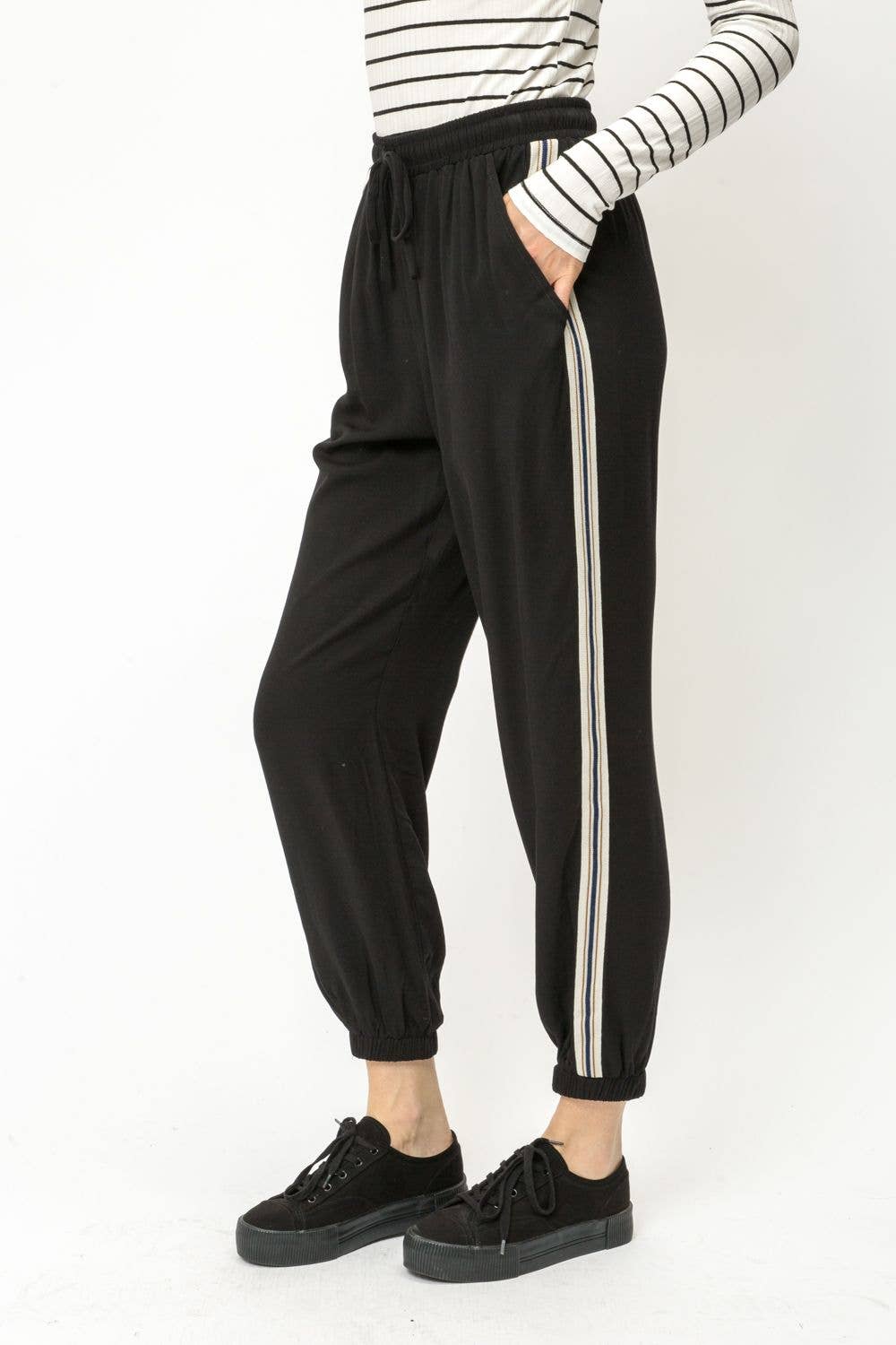 Stevee Stripe Jogger