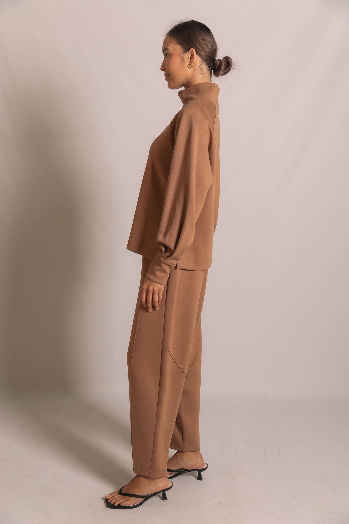 Butter Modal Mock Neck Long Sleeve