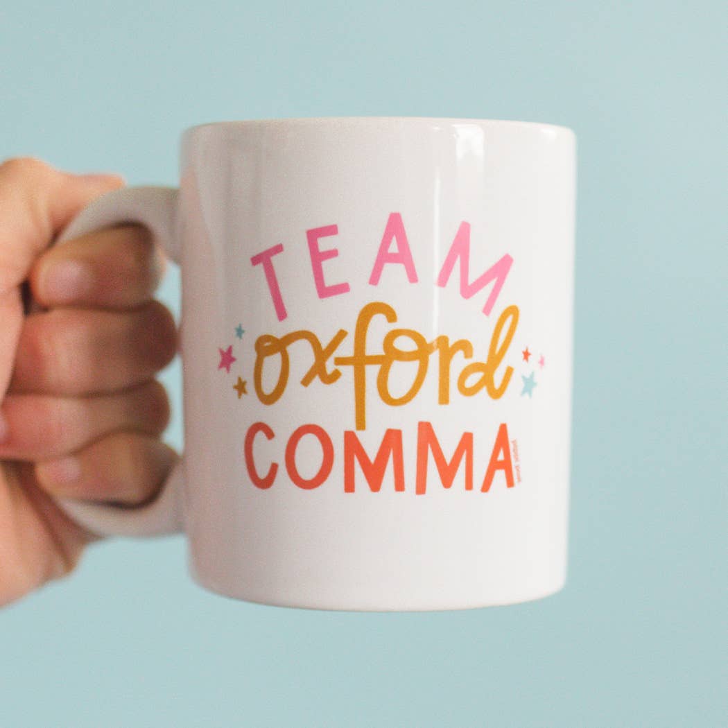 Team Oxford Comma Ceramic Mug