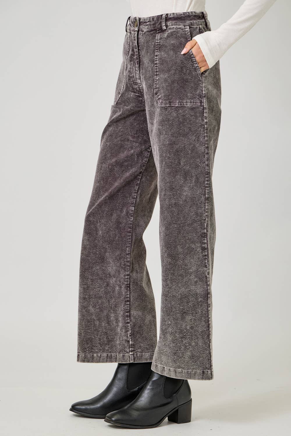 Washed Corduroy Trousers