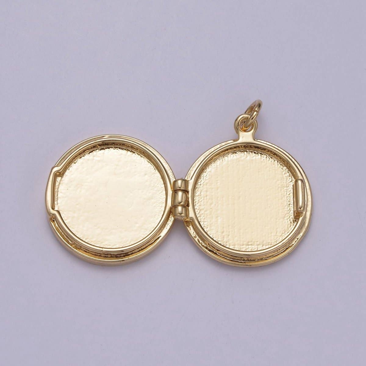 Pearl Locket Charm Necklace 14k Gold Filled Round Locket