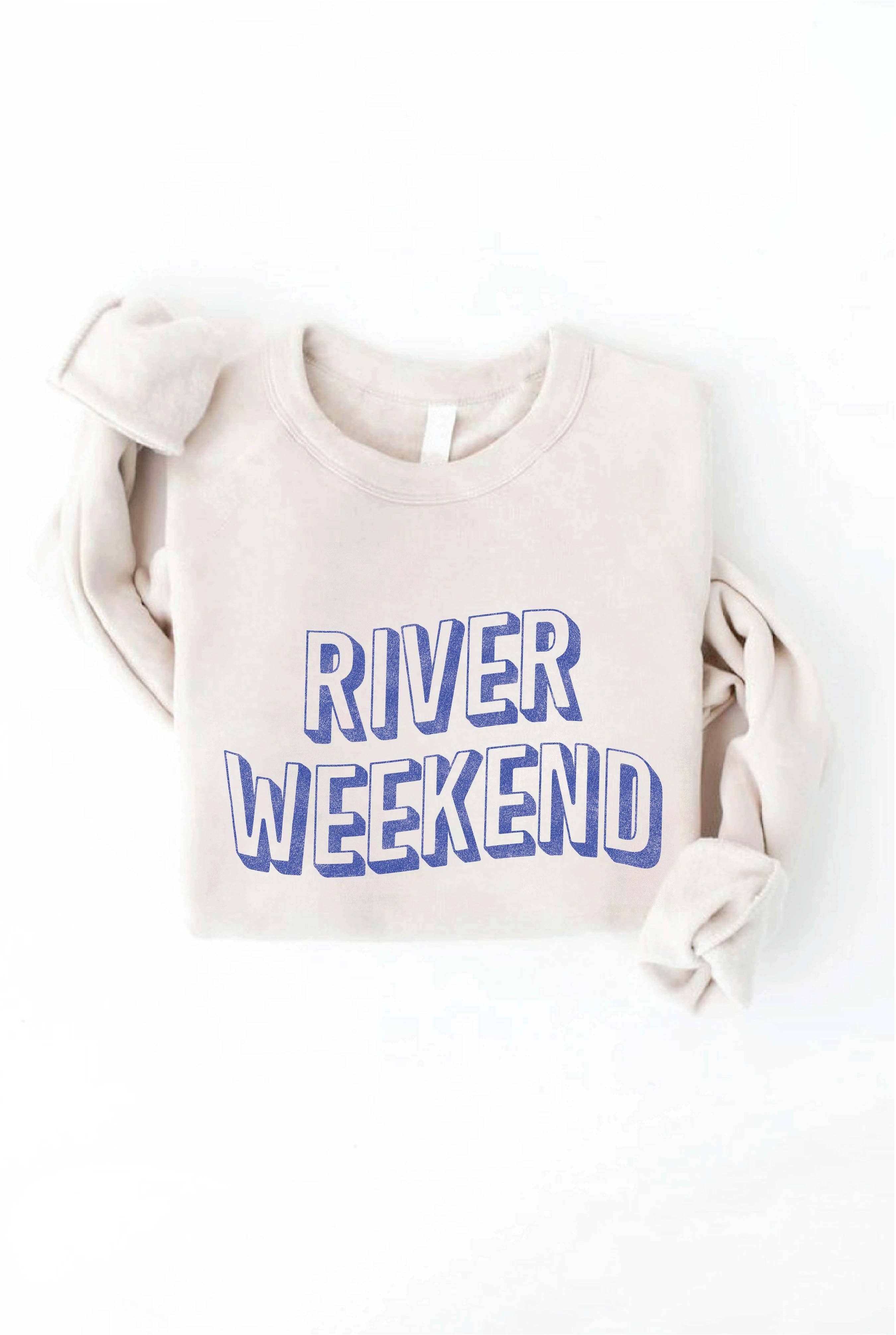 RIVER WEEKEND Graphic Sweatshirt