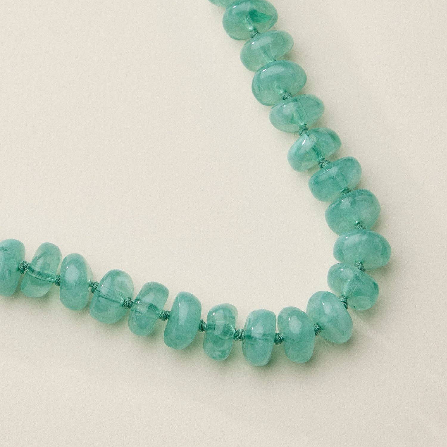 Resin Beaded Chunky Necklace