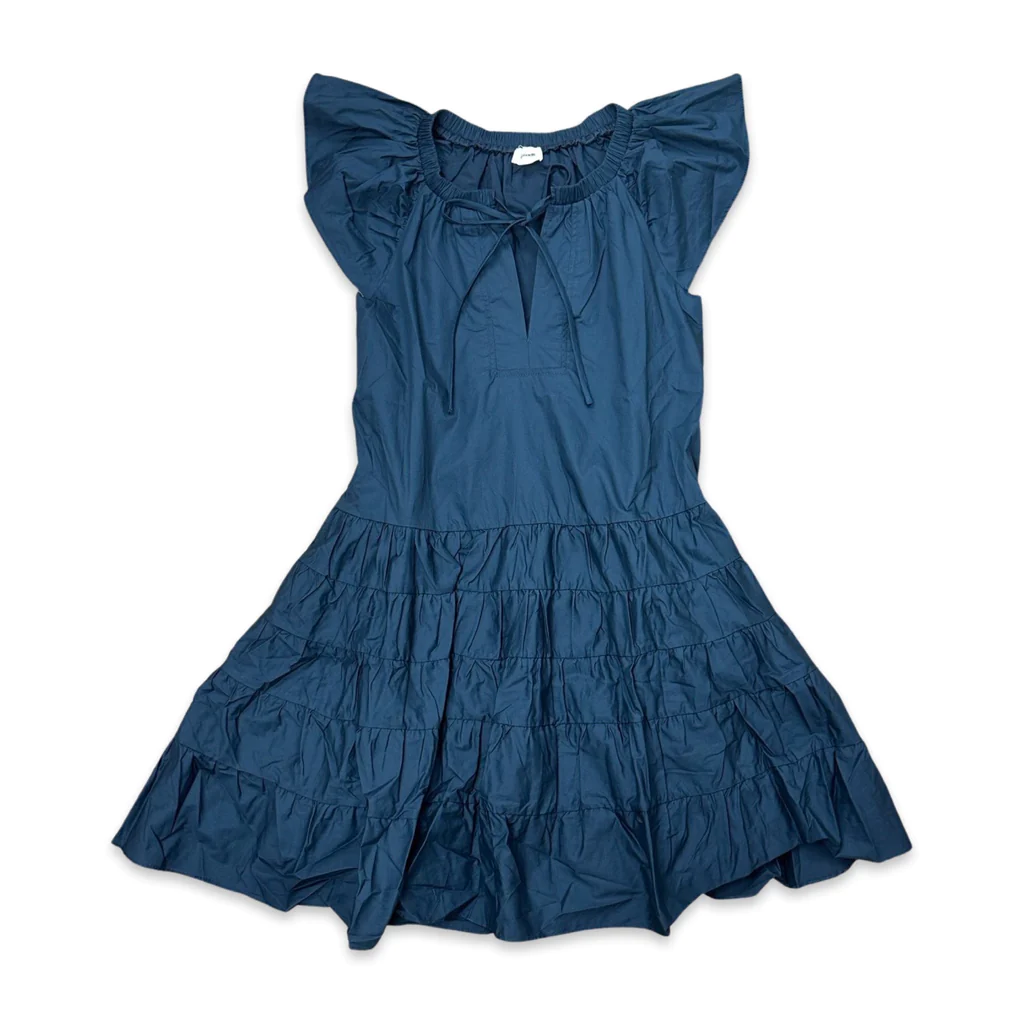 Olivia Flutter Sleeve Tiered Dress