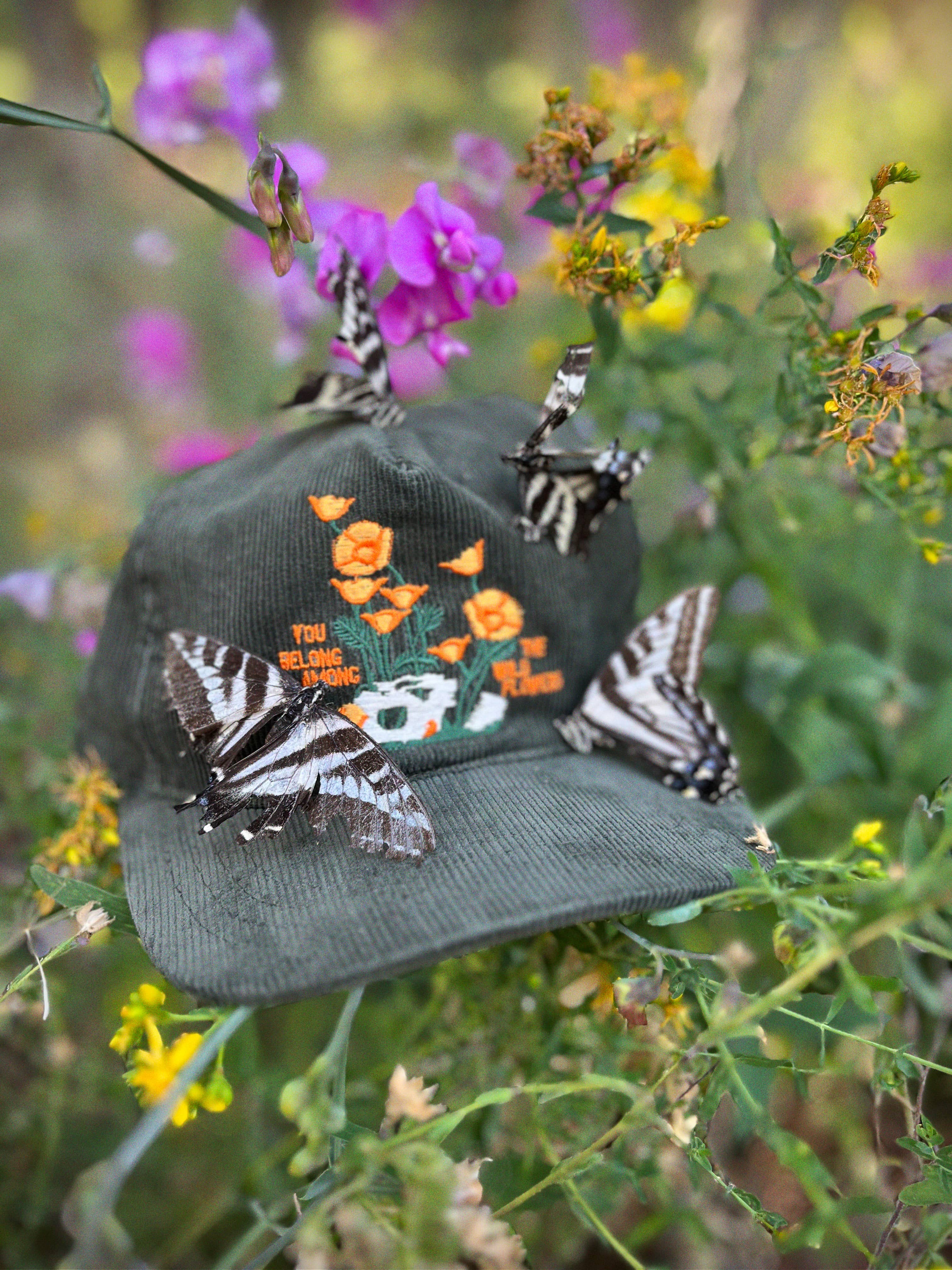 Wild Flowers Cord - Snapback