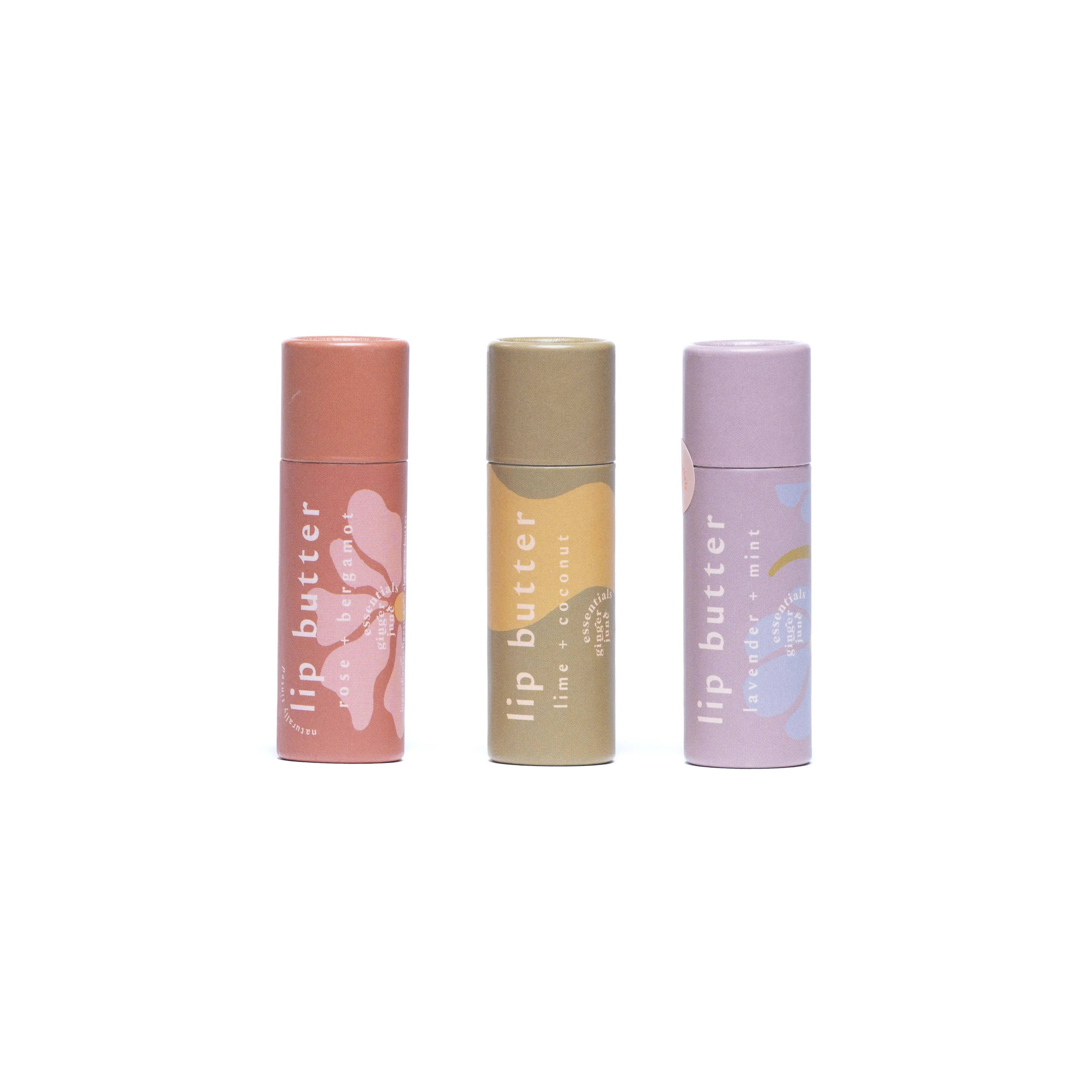 Lip butter • rose bergamot • botanically tinted • moisture rich & glossy enhanced with olive squalane