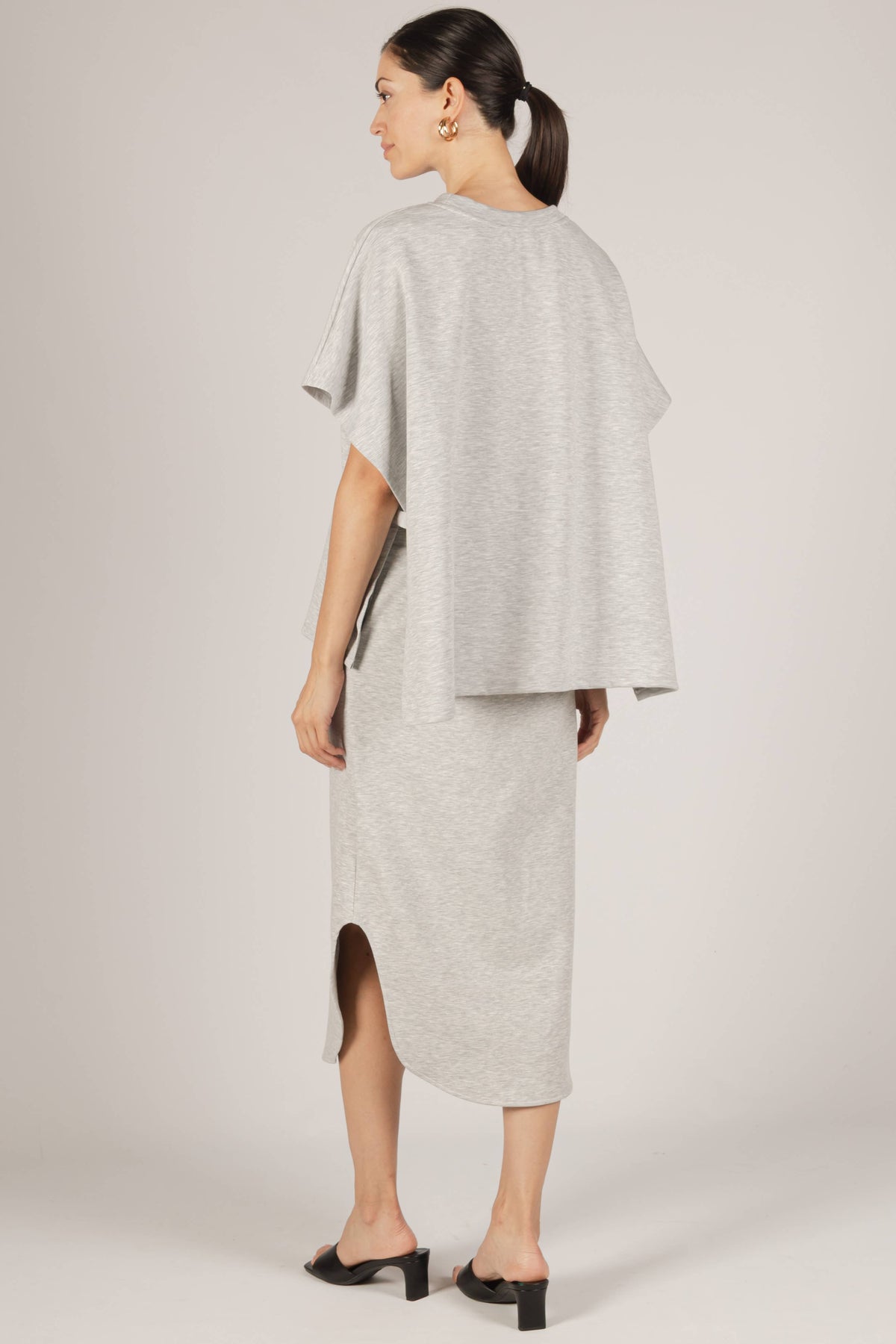 P. CILL Butter Modal Midi Skirt