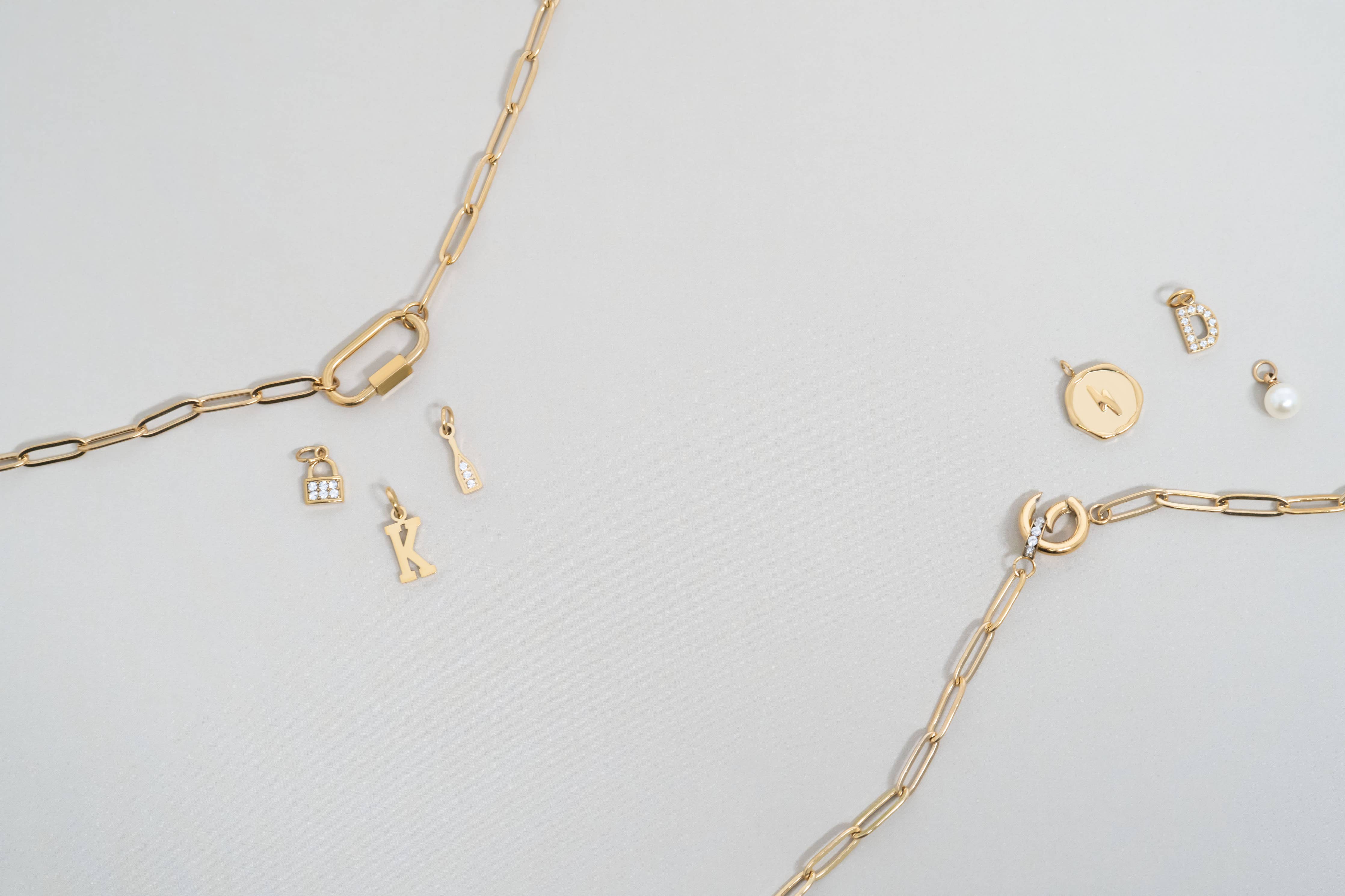 Paperclip Carabiner Necklace