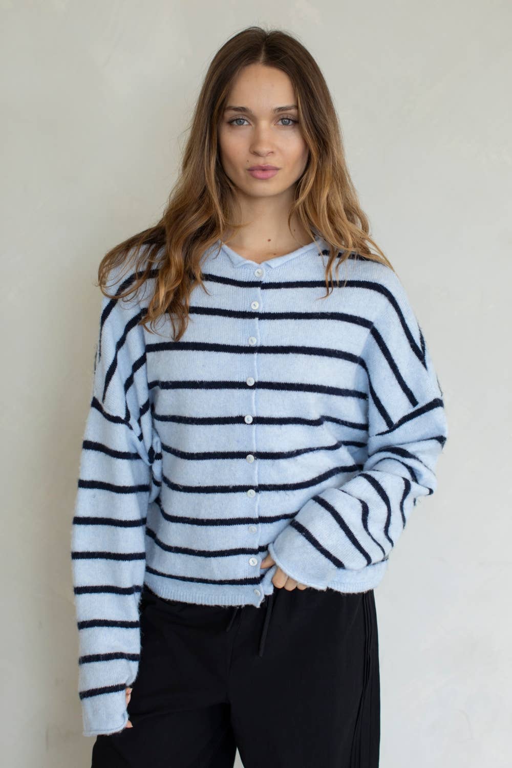 Cabana-Striped Piper Cardigan