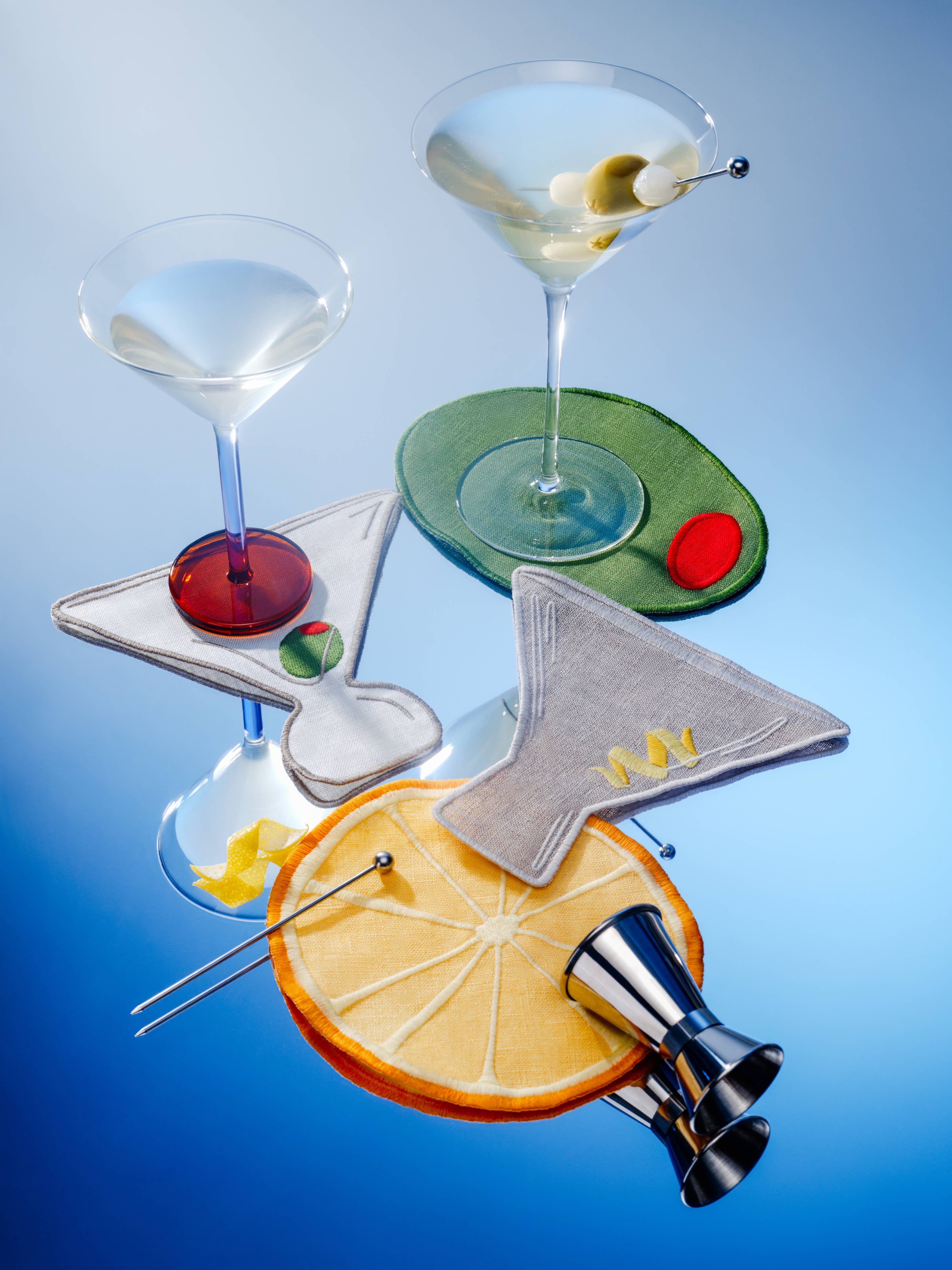 ✨Back In Stock✨Martini Cocktail Napkins - Set Of 4