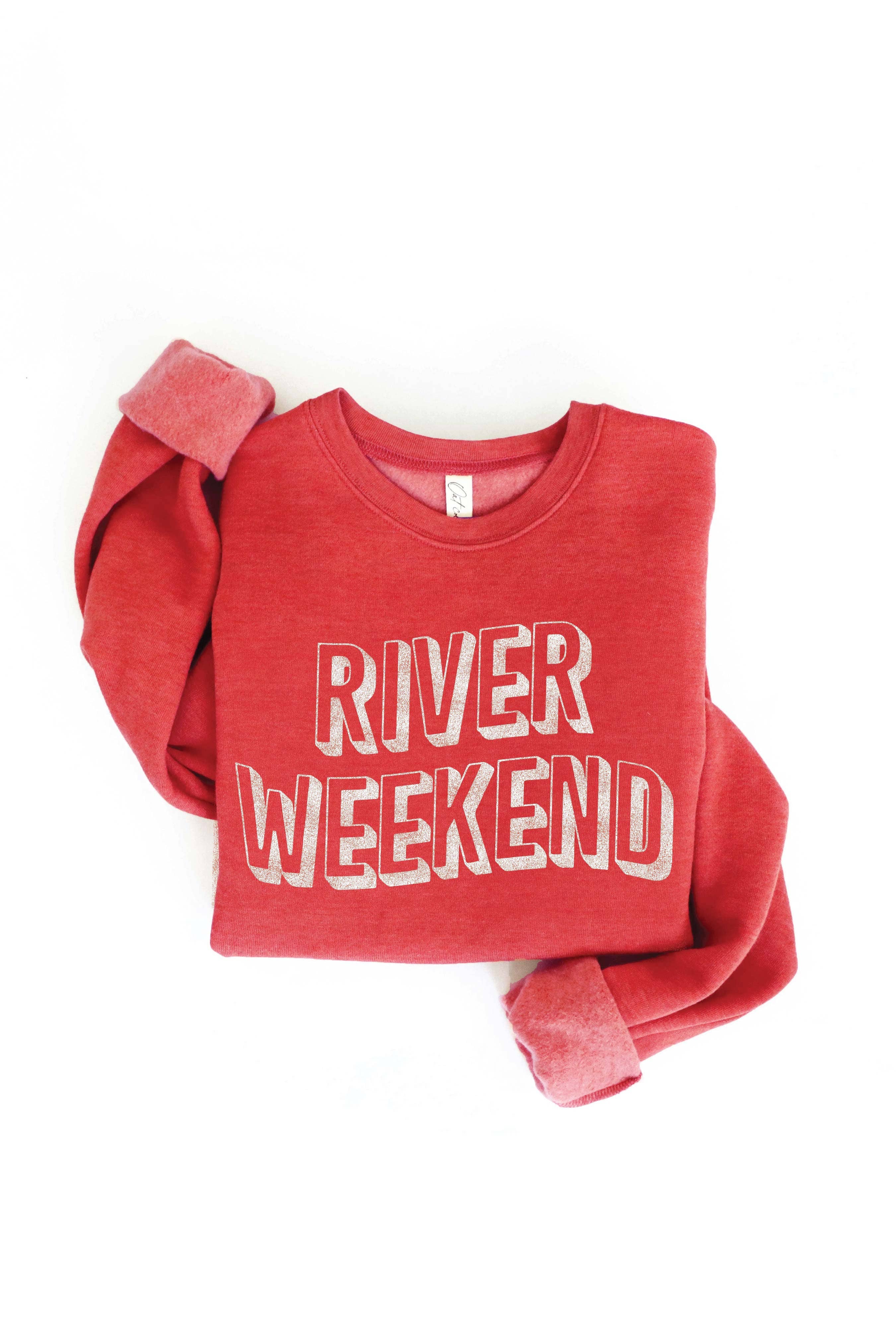 RIVER WEEKEND Graphic Sweatshirt