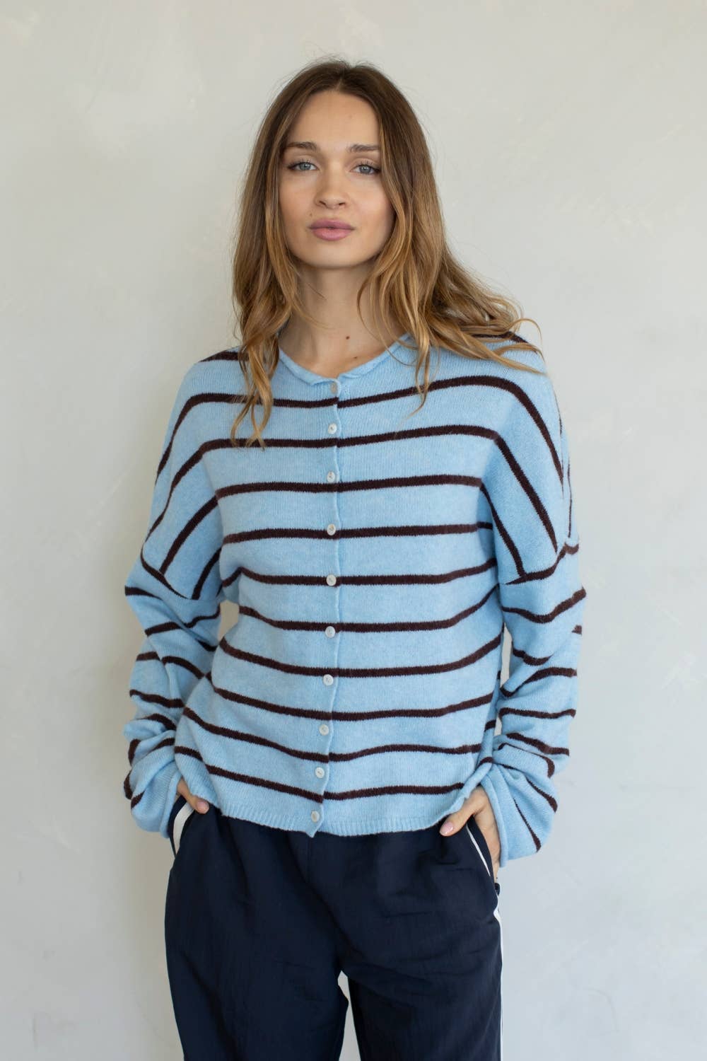 Cabana-Striped Piper Cardigan