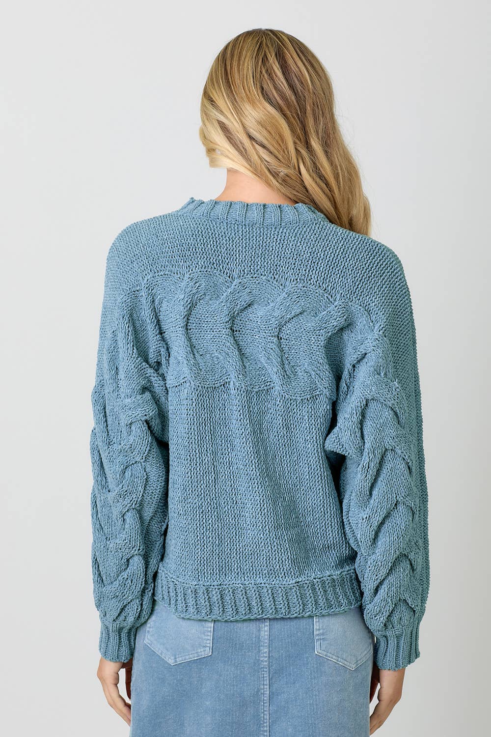 Camille Cable Pullover Sweater