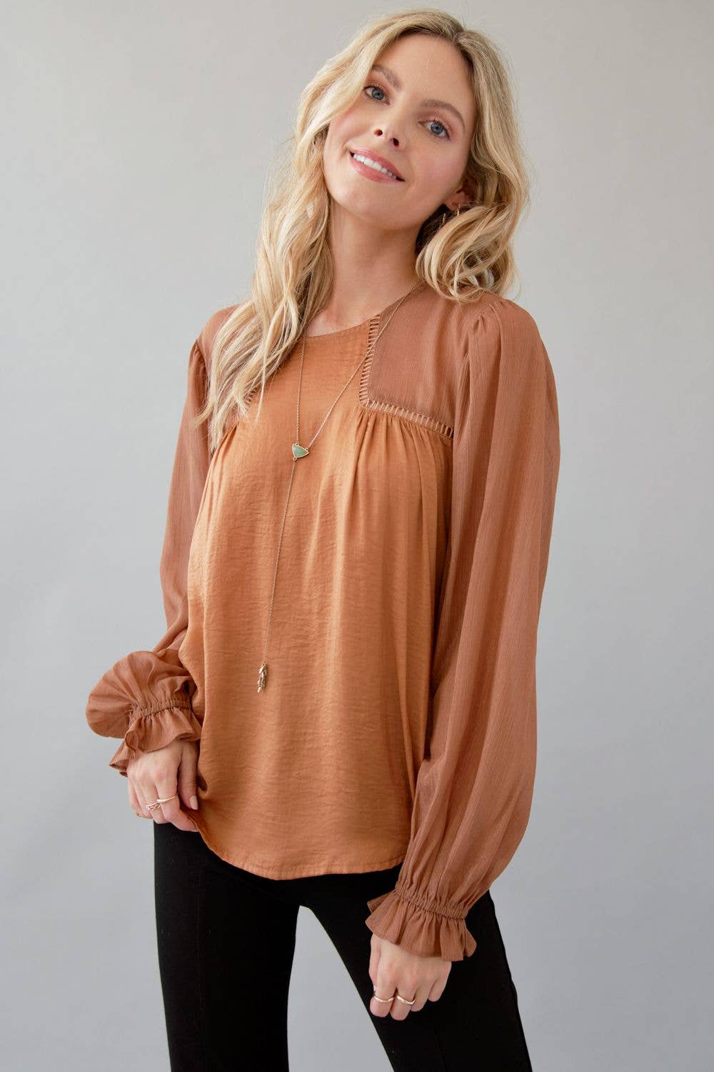 Samantha Satin Blouse