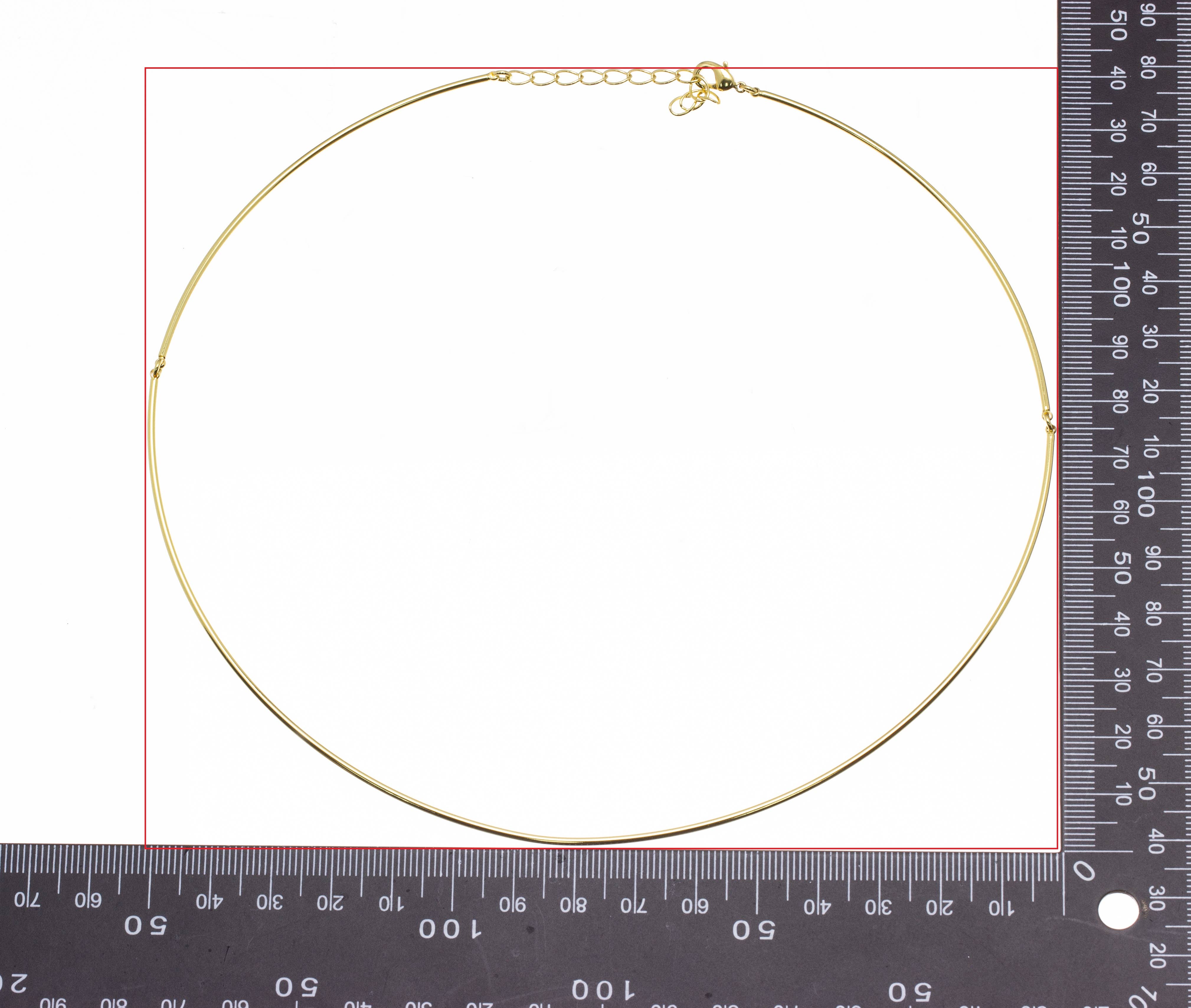 Gold Wire Flexible Choker Necklace,Adjustable Choker NLGNEW