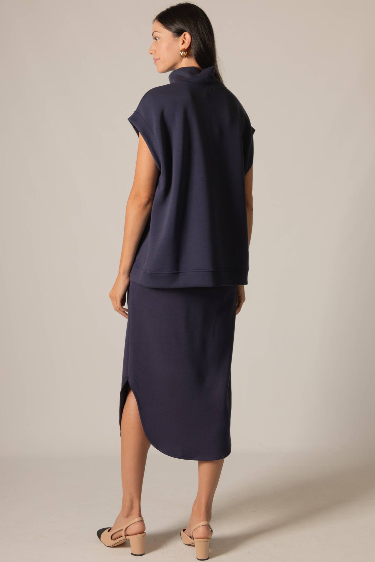 P. CILL Butter Modal Midi Skirt