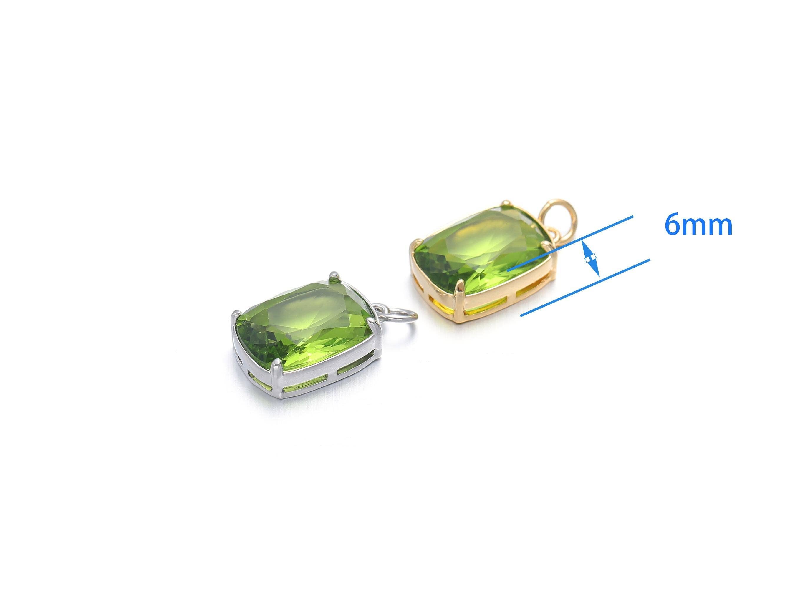 Rectangle Charms in Gold