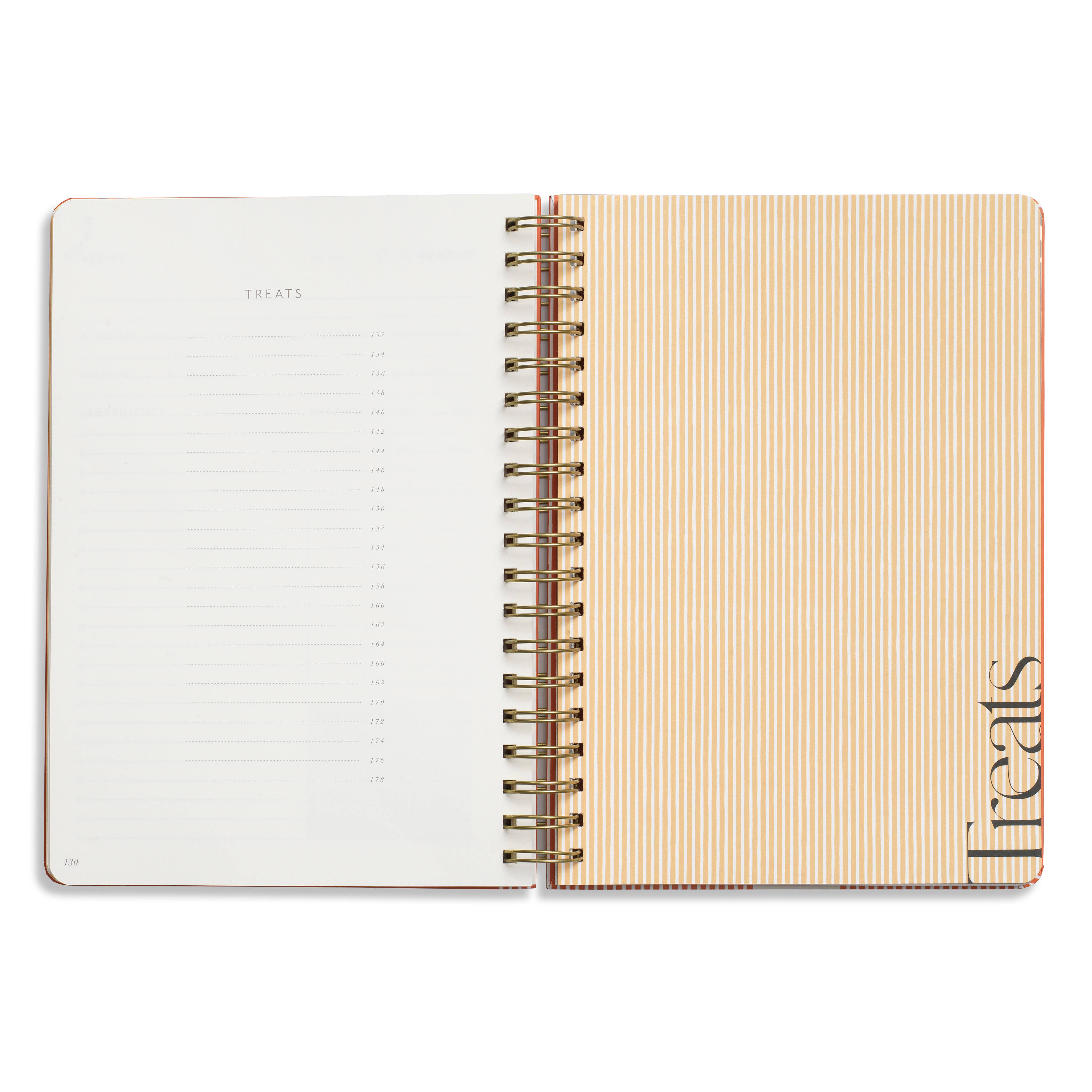Eat Well Hardcover Spiral Guided Recipe Journal