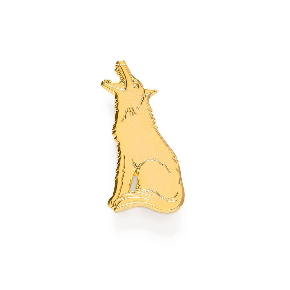 Wolf Brooch