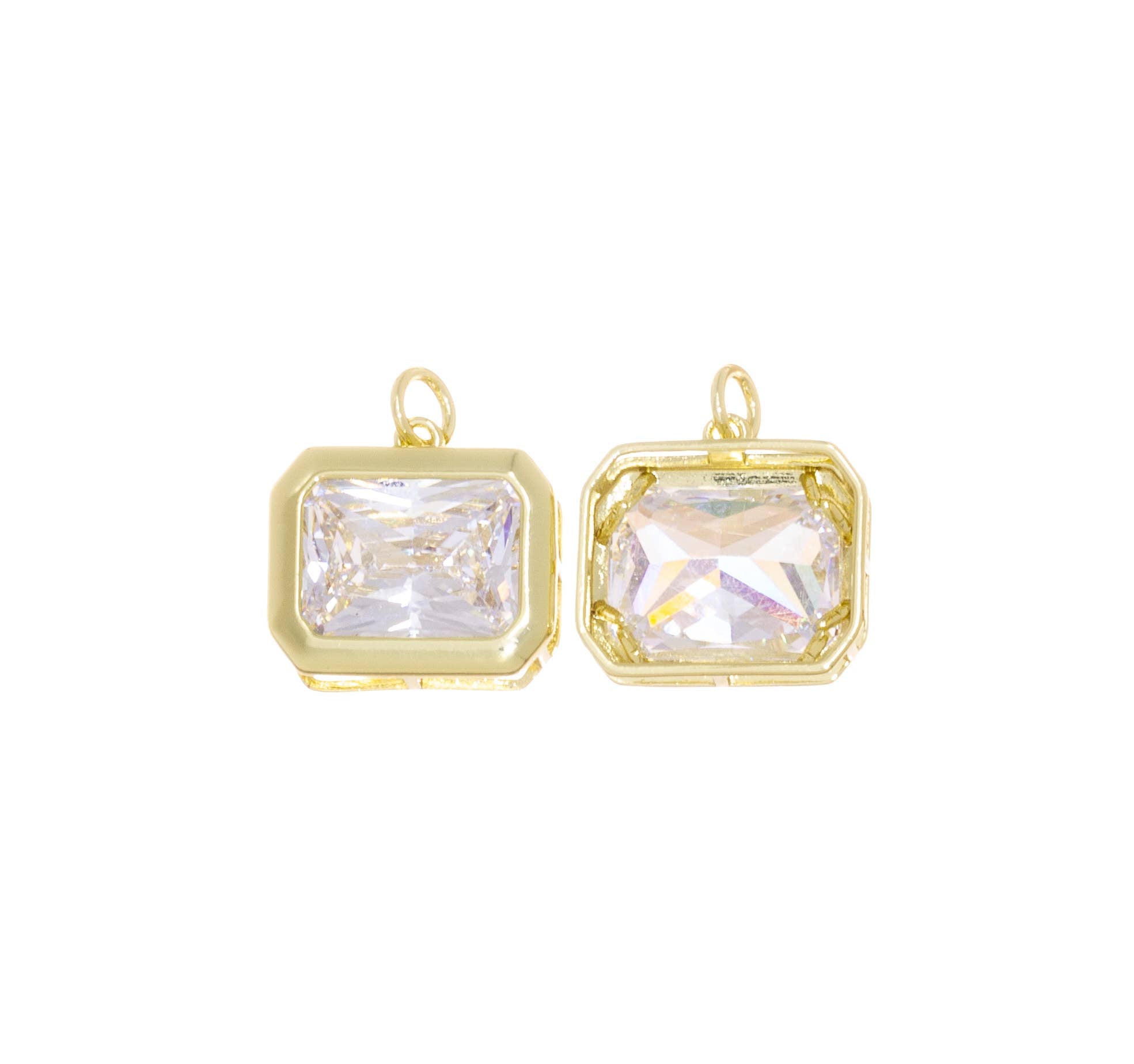 5A High Quality CZ Rectangle Pendant For Jewelry,CPG3152