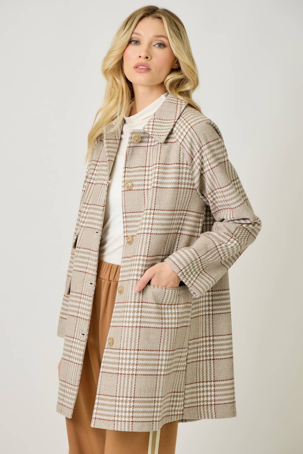Single Breasted Midi Coat