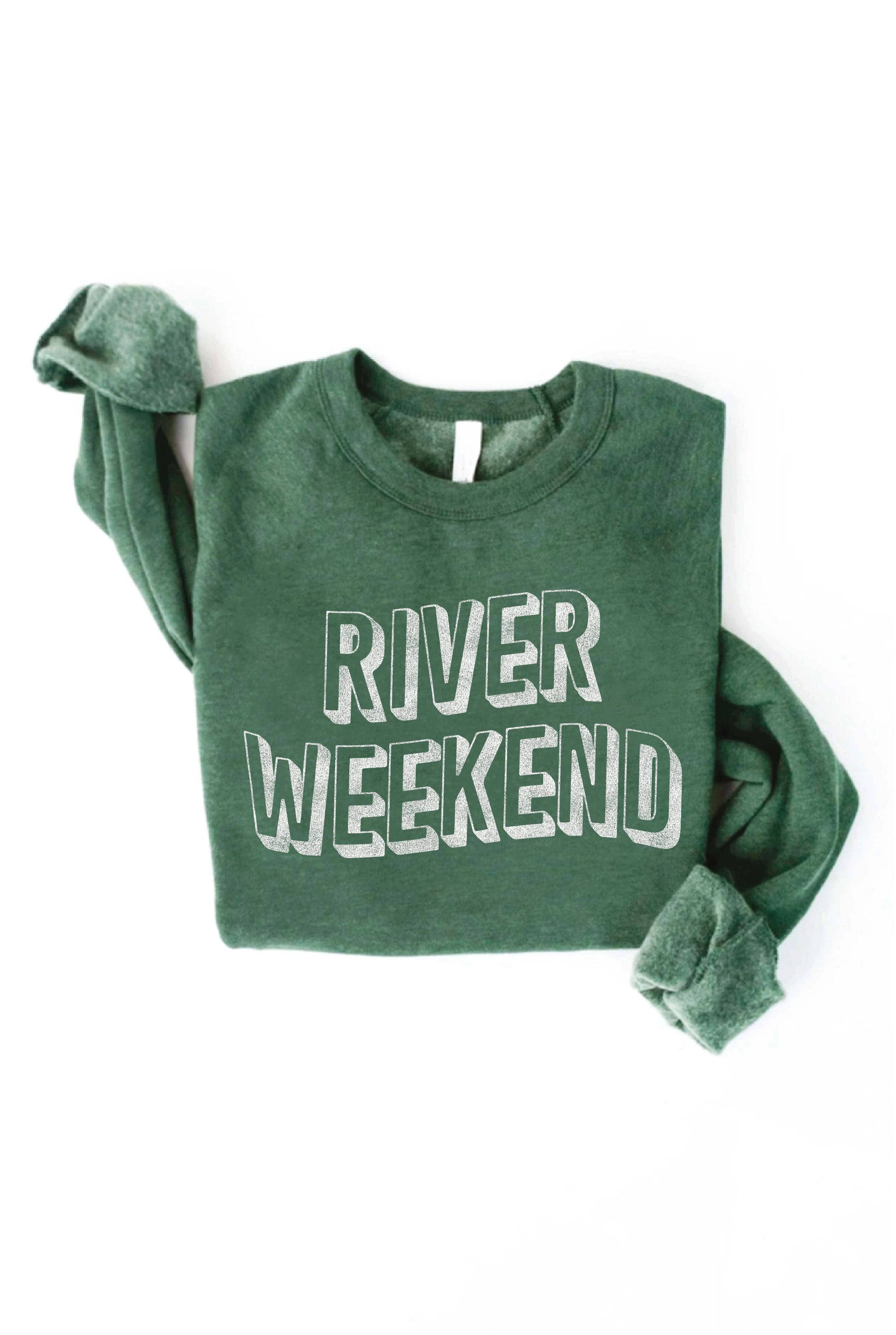 RIVER WEEKEND Graphic Sweatshirt