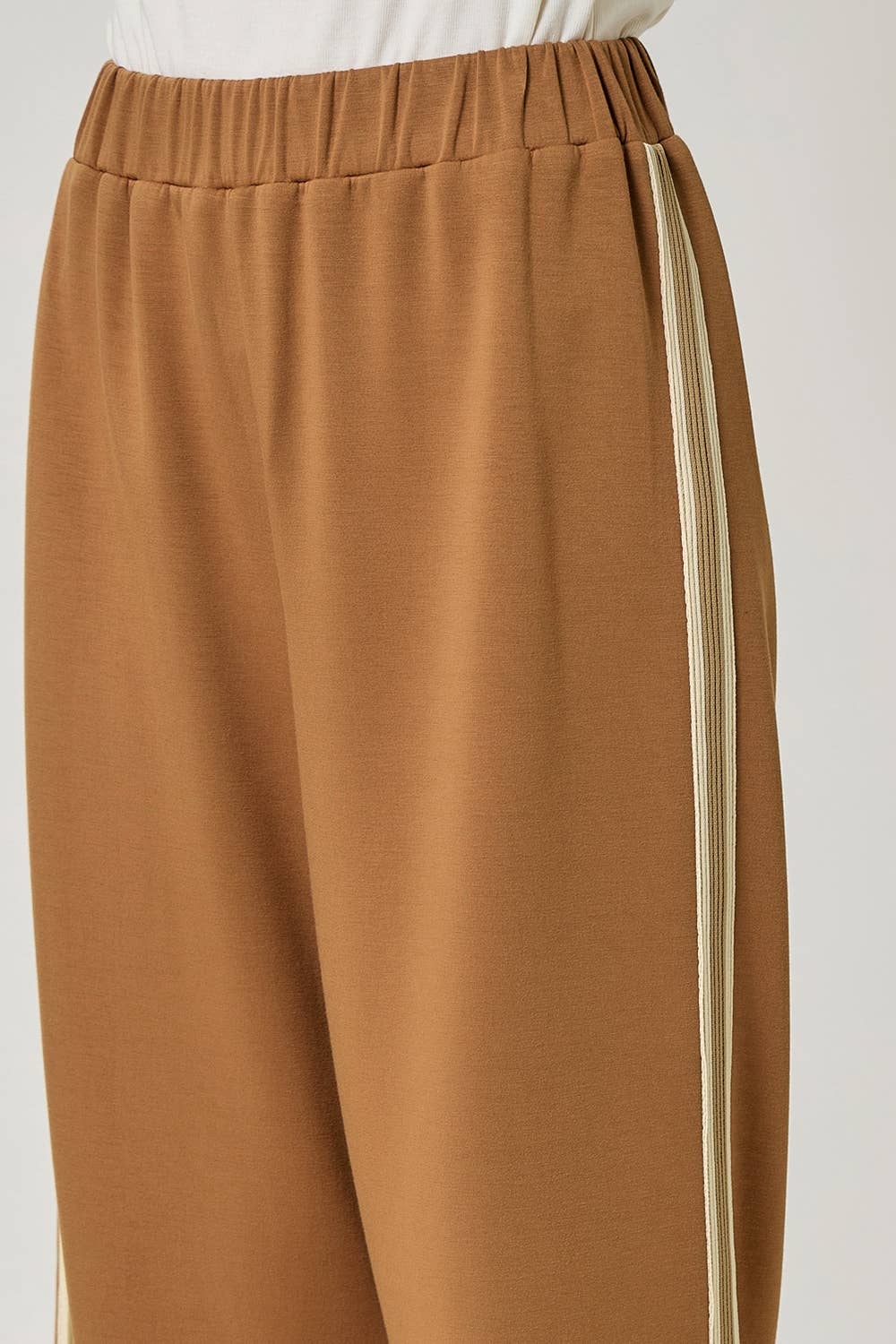Embroidered Stripe Tracksuit Pants