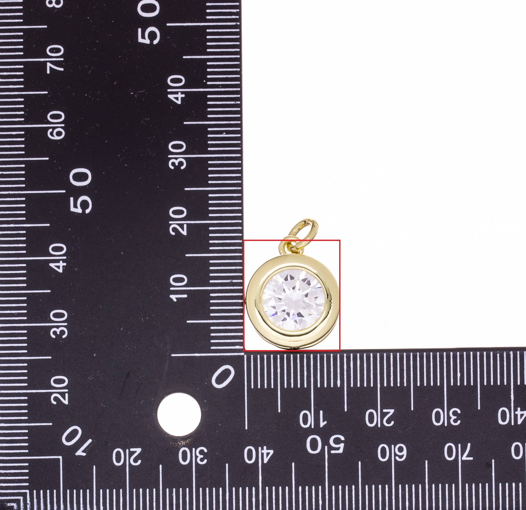 5A Top Quality CZ Round Pendant For Jewelry,CPG3150