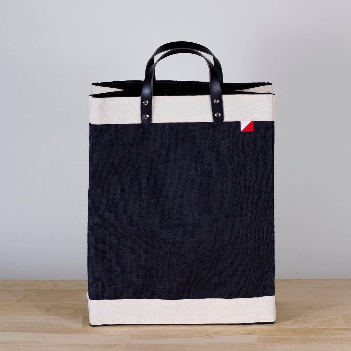 Bazaar Jute and Leather Market Tote Bag