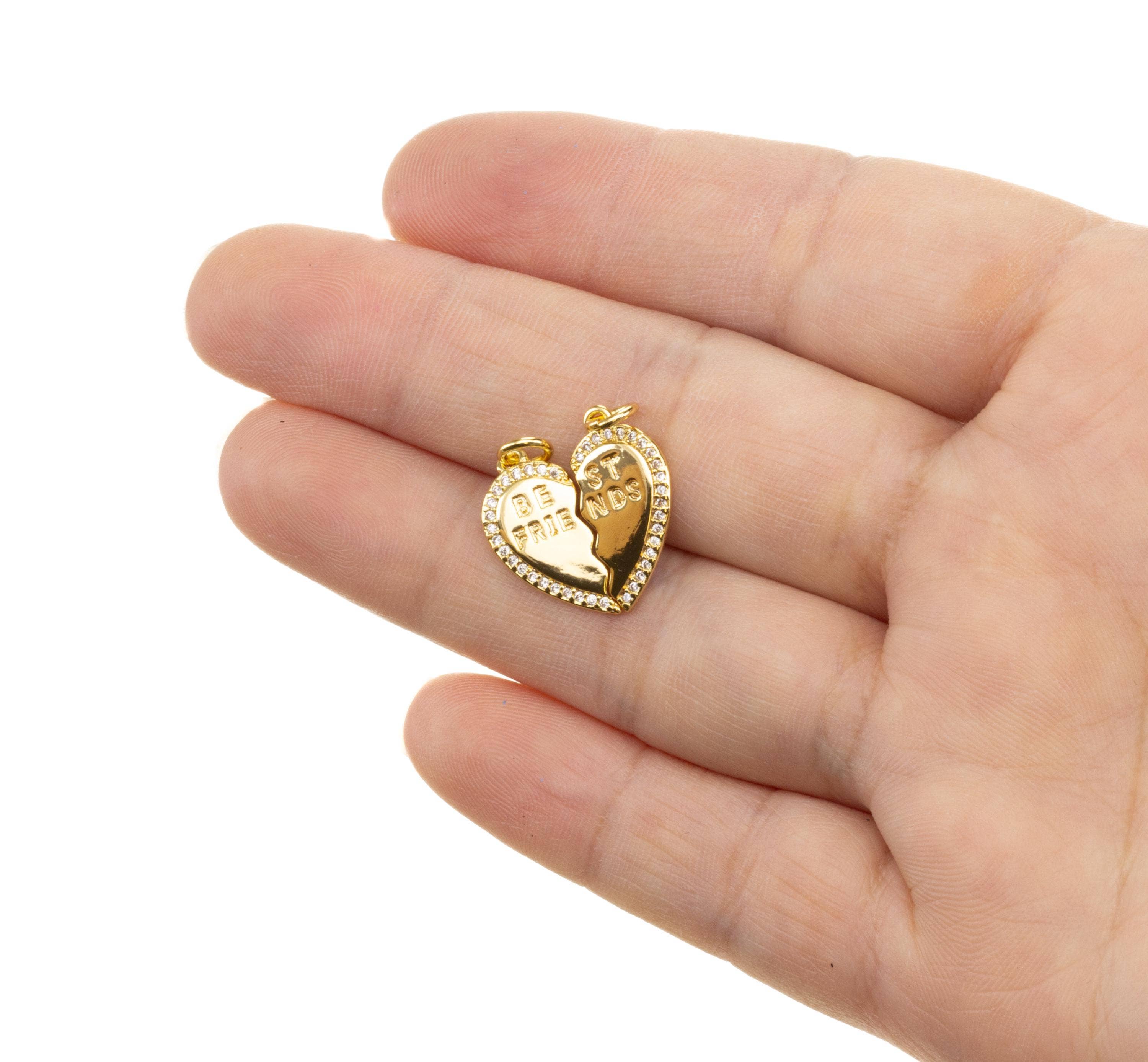Two-Piece Heart Charm