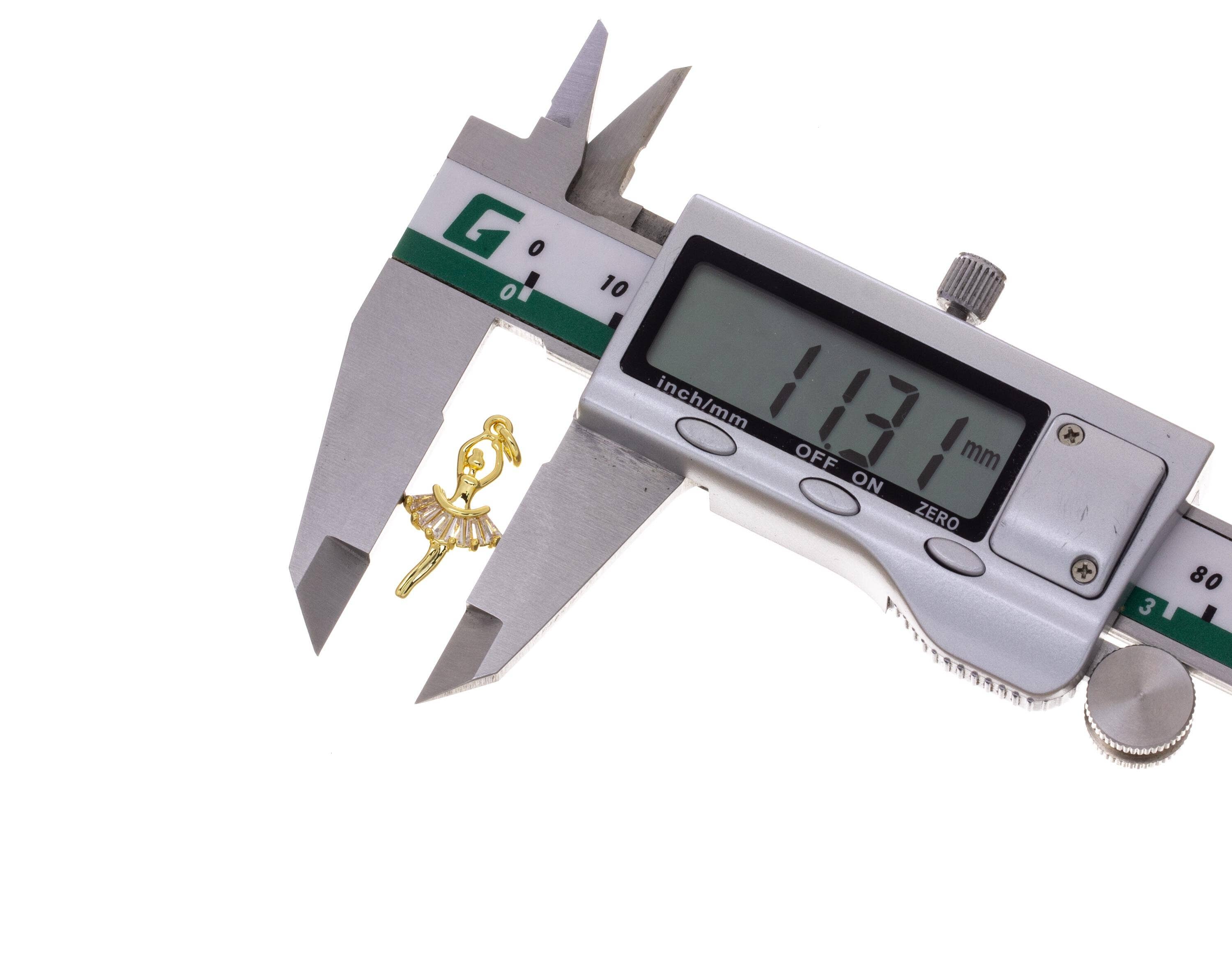 Gold Ballerina Dancing Charm