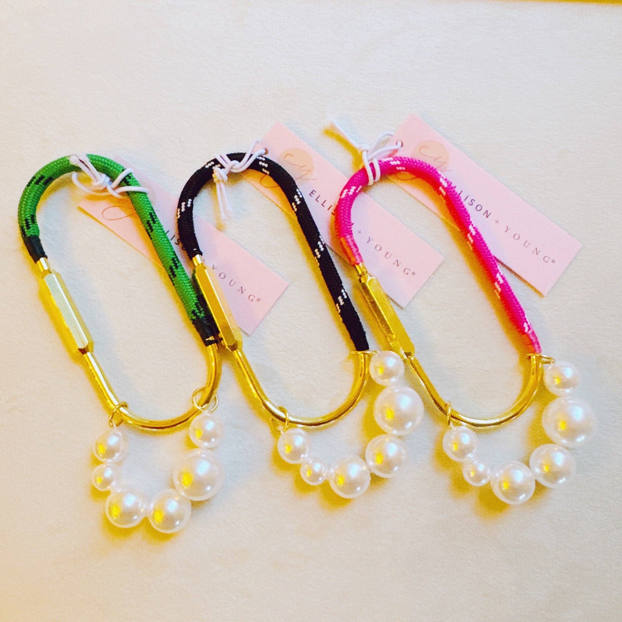 Roped And Pearled Bag Charm