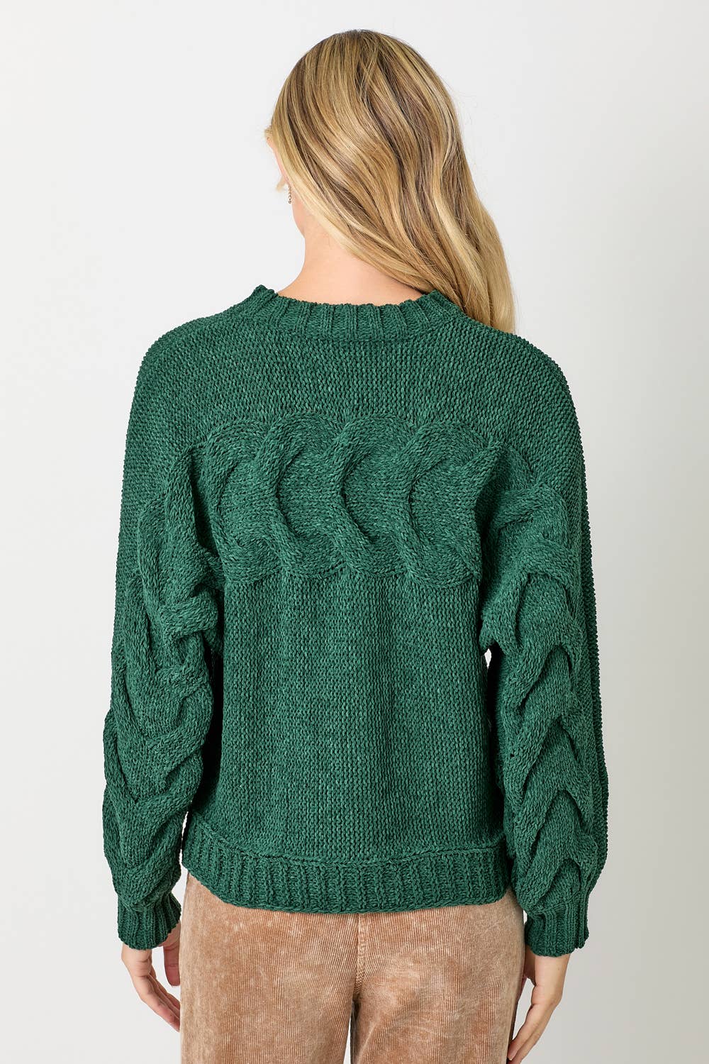 Camille Cable Pullover Sweater