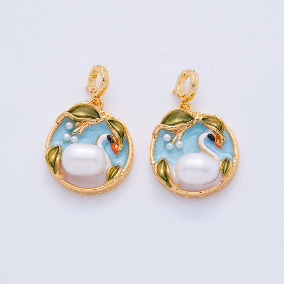 White Swan Charm