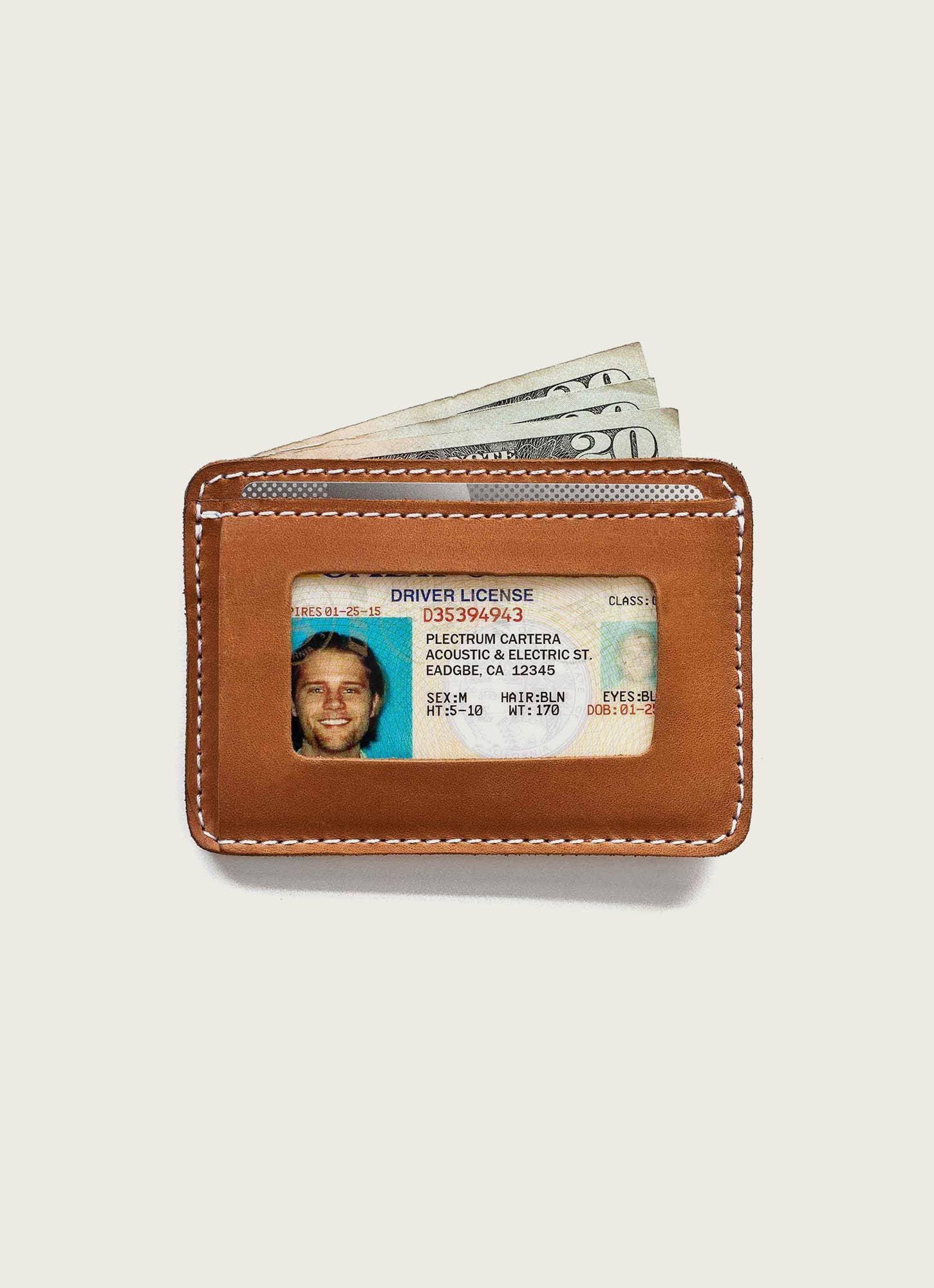 Full-Grain Leather ID Wallet