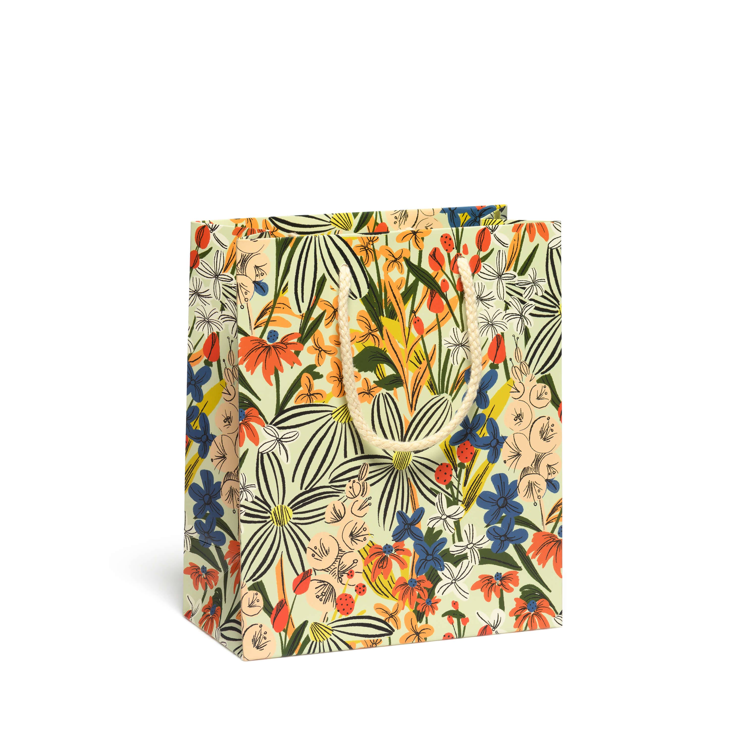 Striped Florals gift bags: Medium