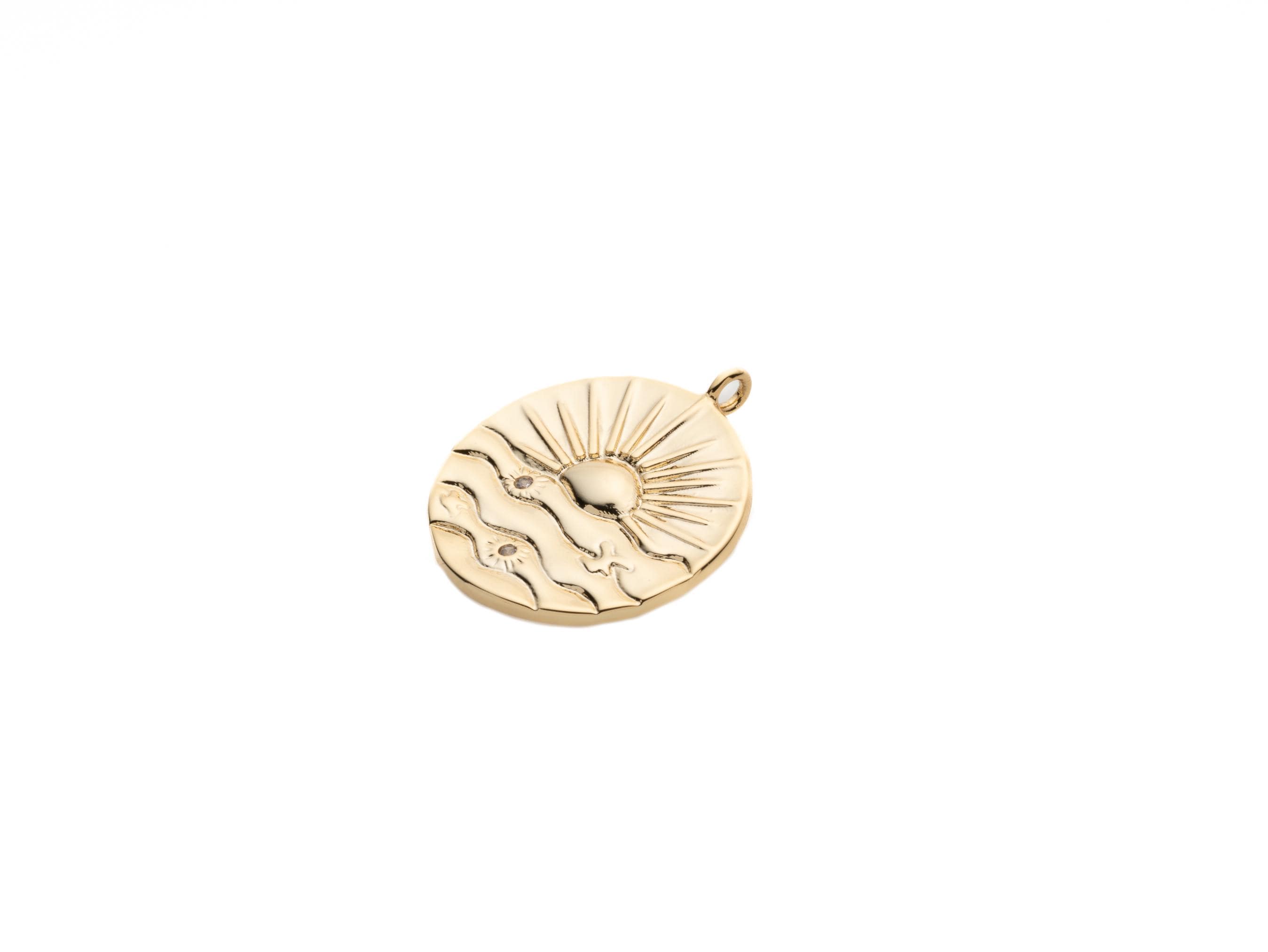Sun Ray Pendant,Sunburst Celestial Bohemian CPG2091