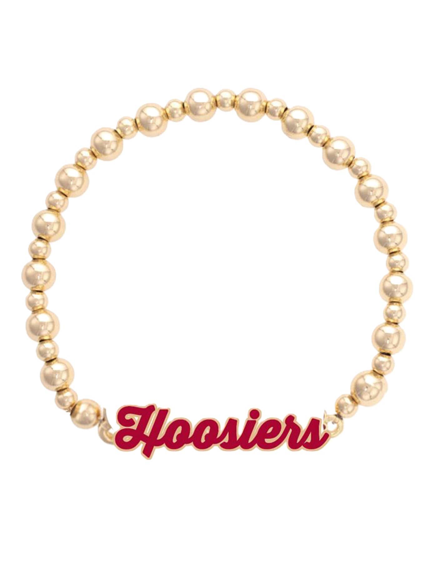 Indiana Hoosiers Autograph Enamel Stretch Bracelet