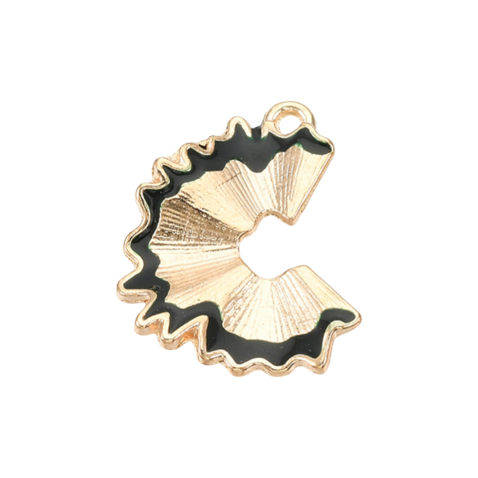 Gold Alloy Pencil Shaving Charm