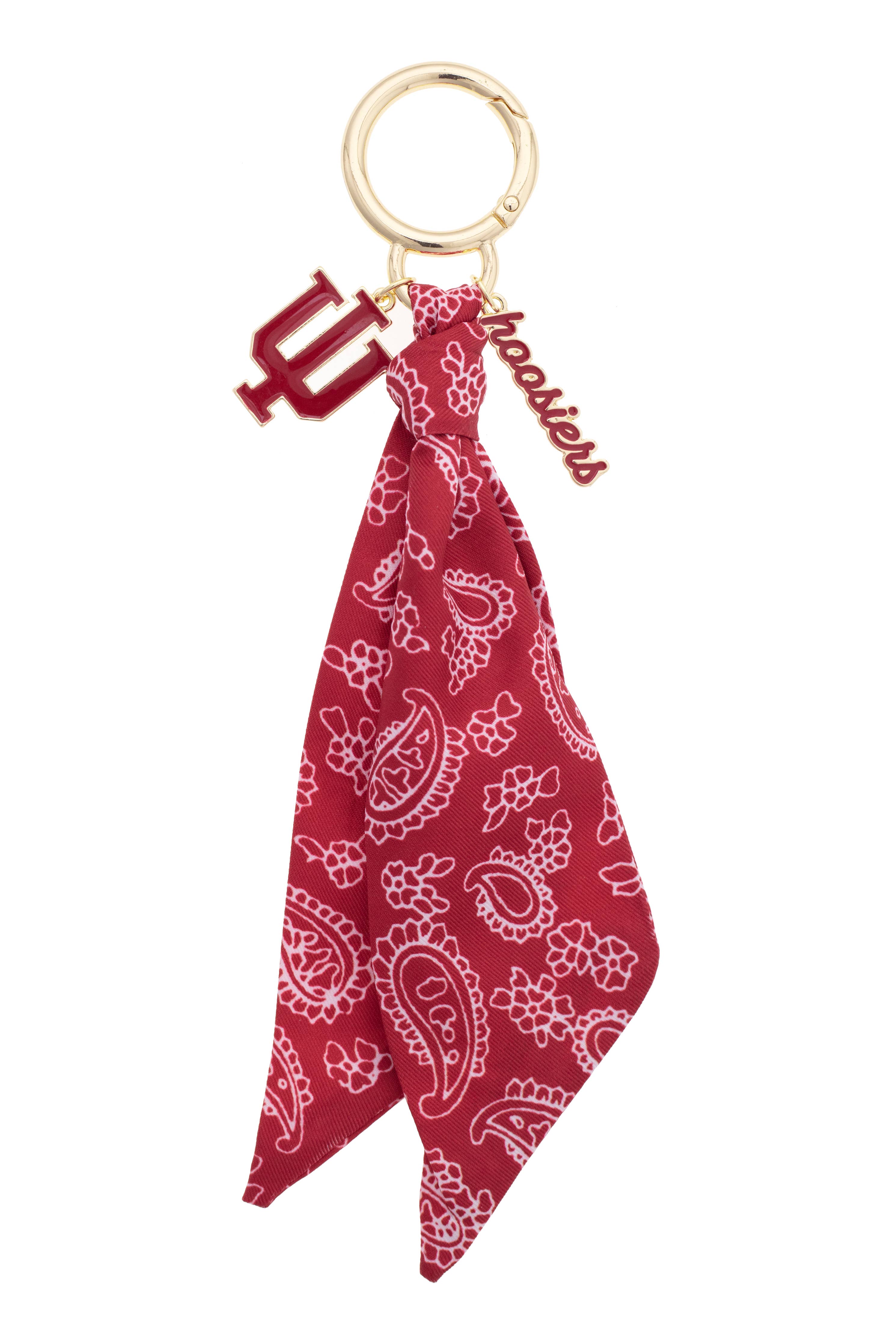 Indiana Hoosiers Logo Bandana Bag Charm