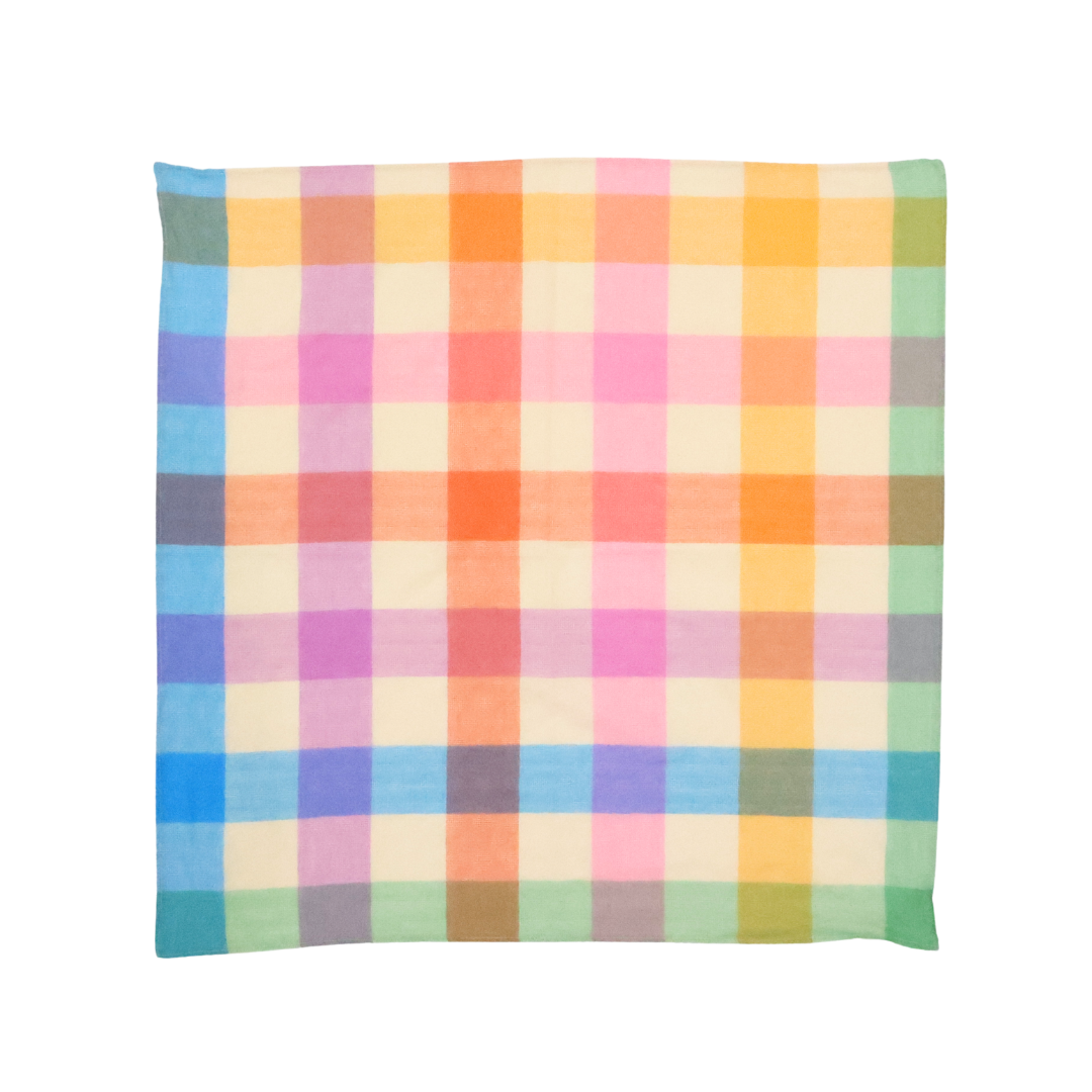 Rainbow Plaid Scarf