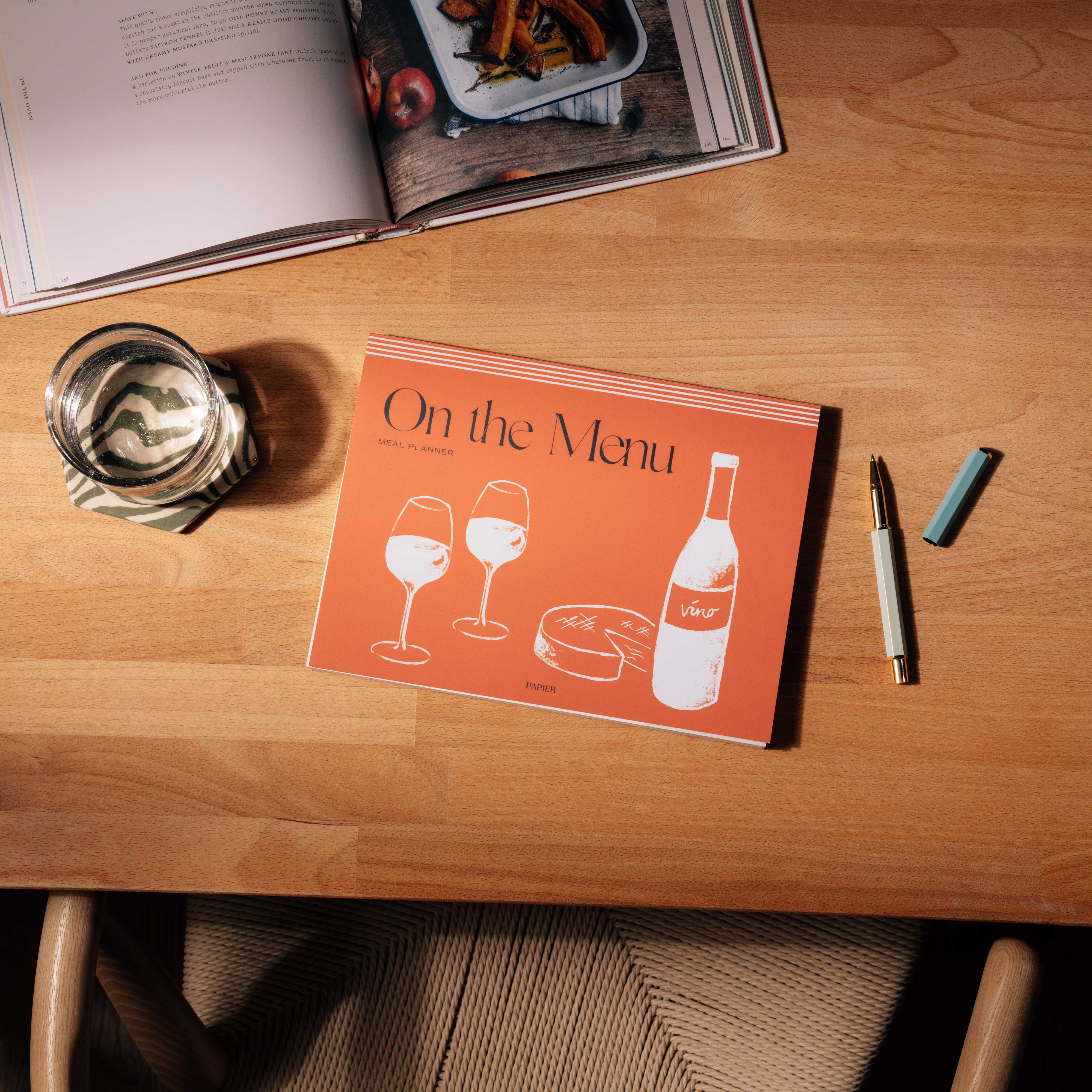 Eat Well Undated Weekly Meal Planner & Grocery List