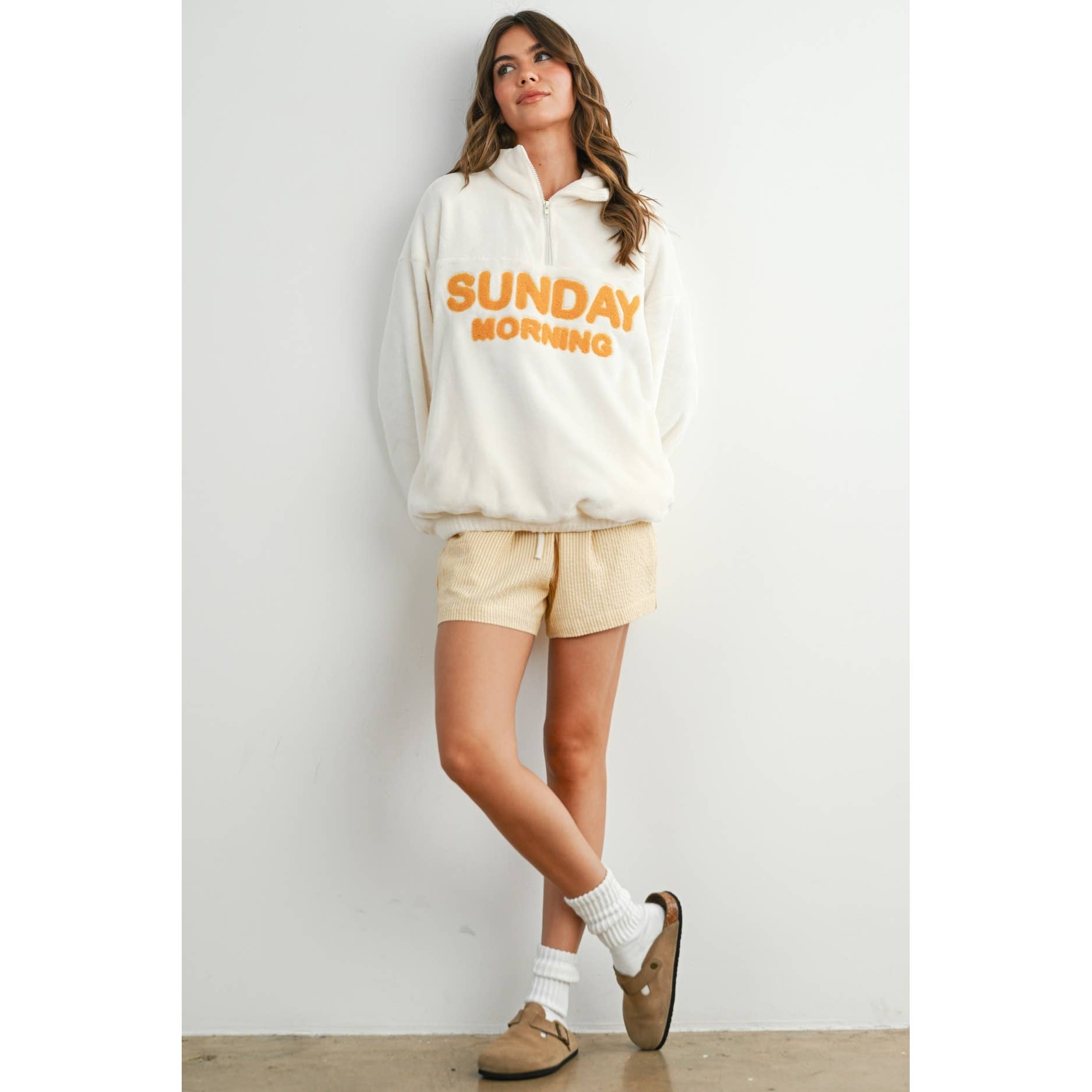 Casual Striped Drawstring Shorts - BMP7940