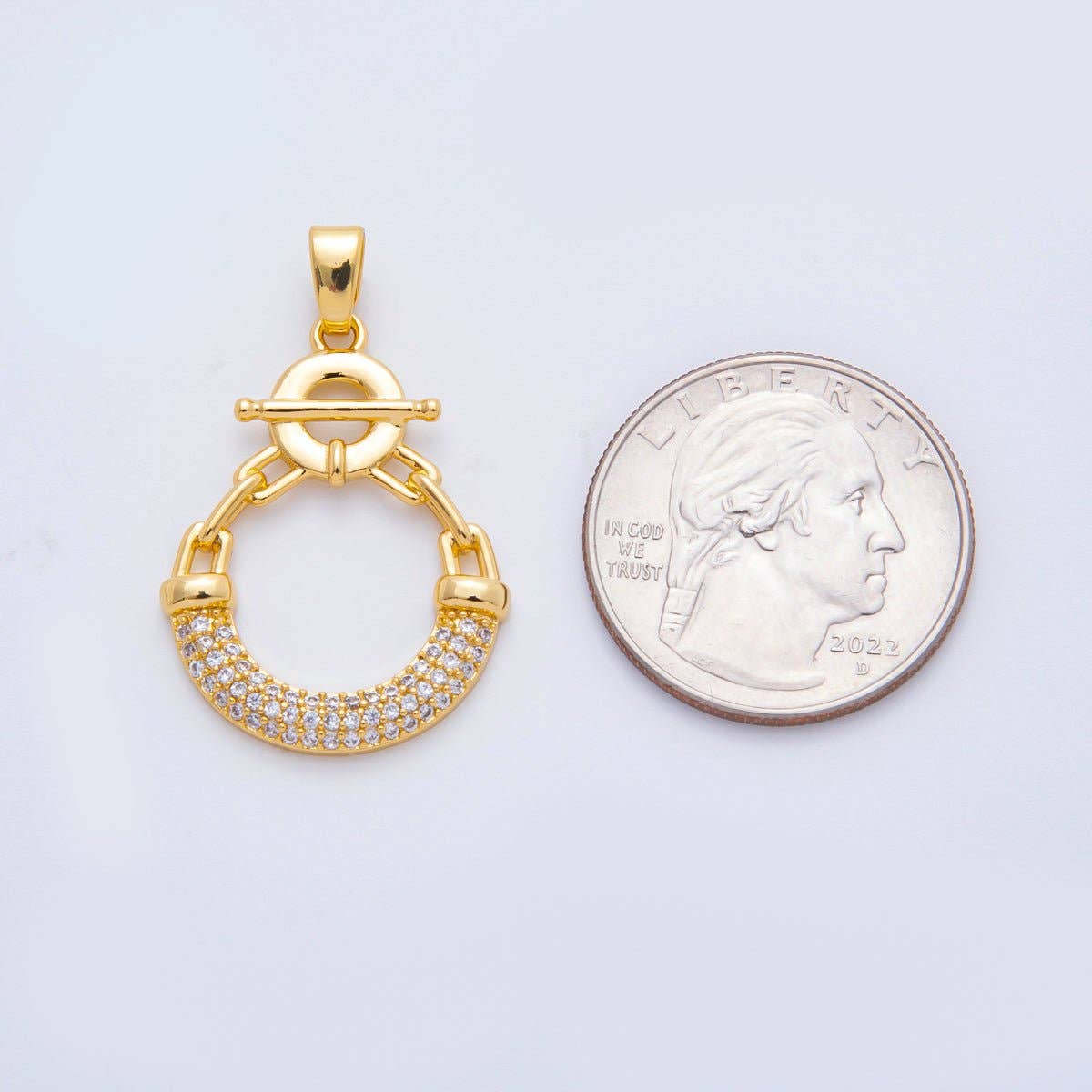 Nautical Round Compass Pendant