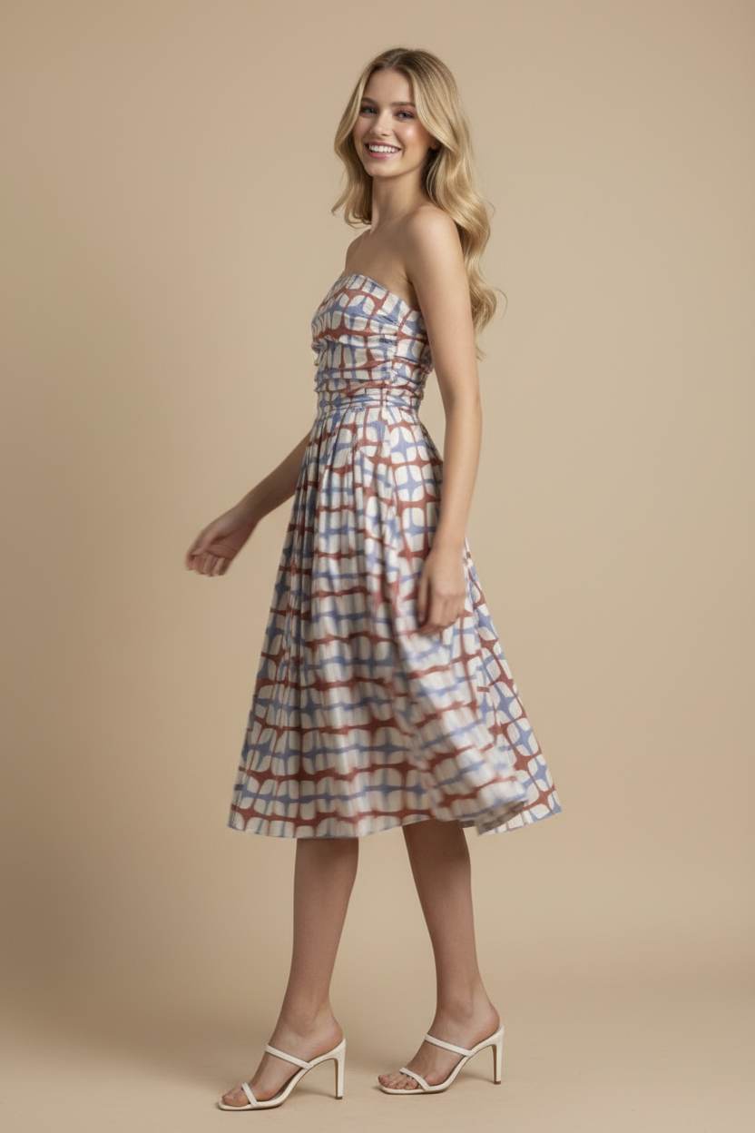 Geometric Midi Dress