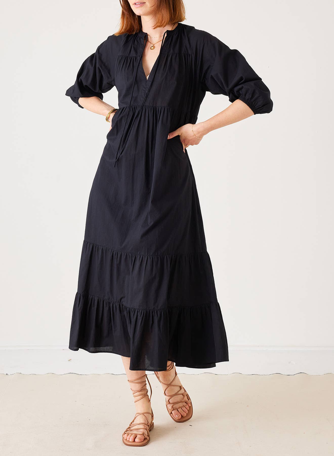 Birdie Short Sleeve Maxi Dress