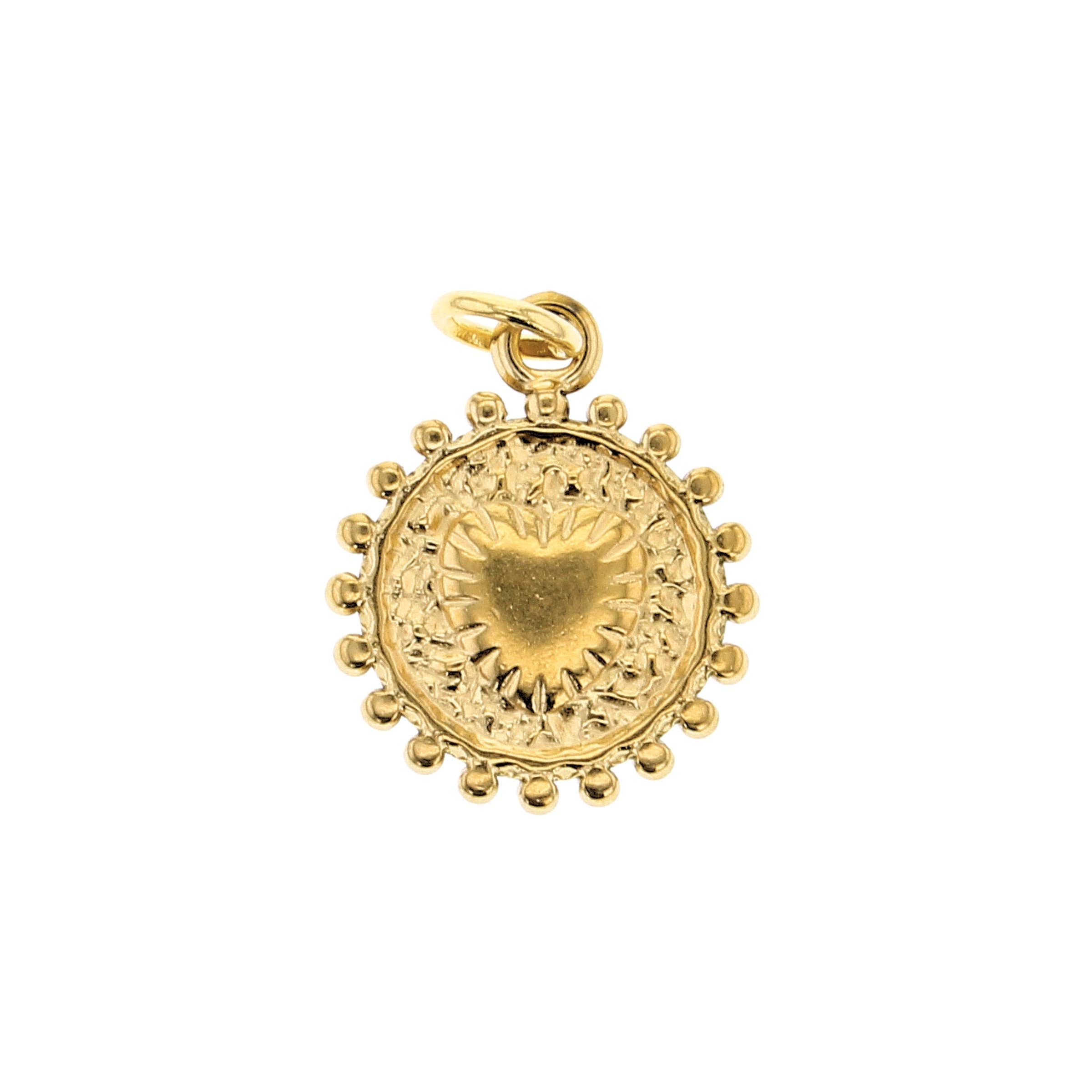 Milgrain Letter Charm
