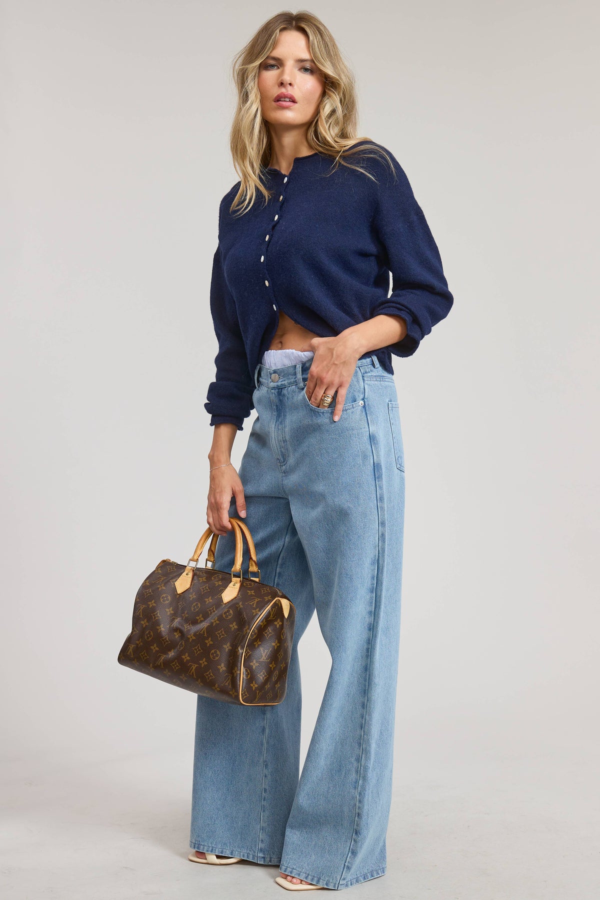 Essential Button Down Cardigan Top
